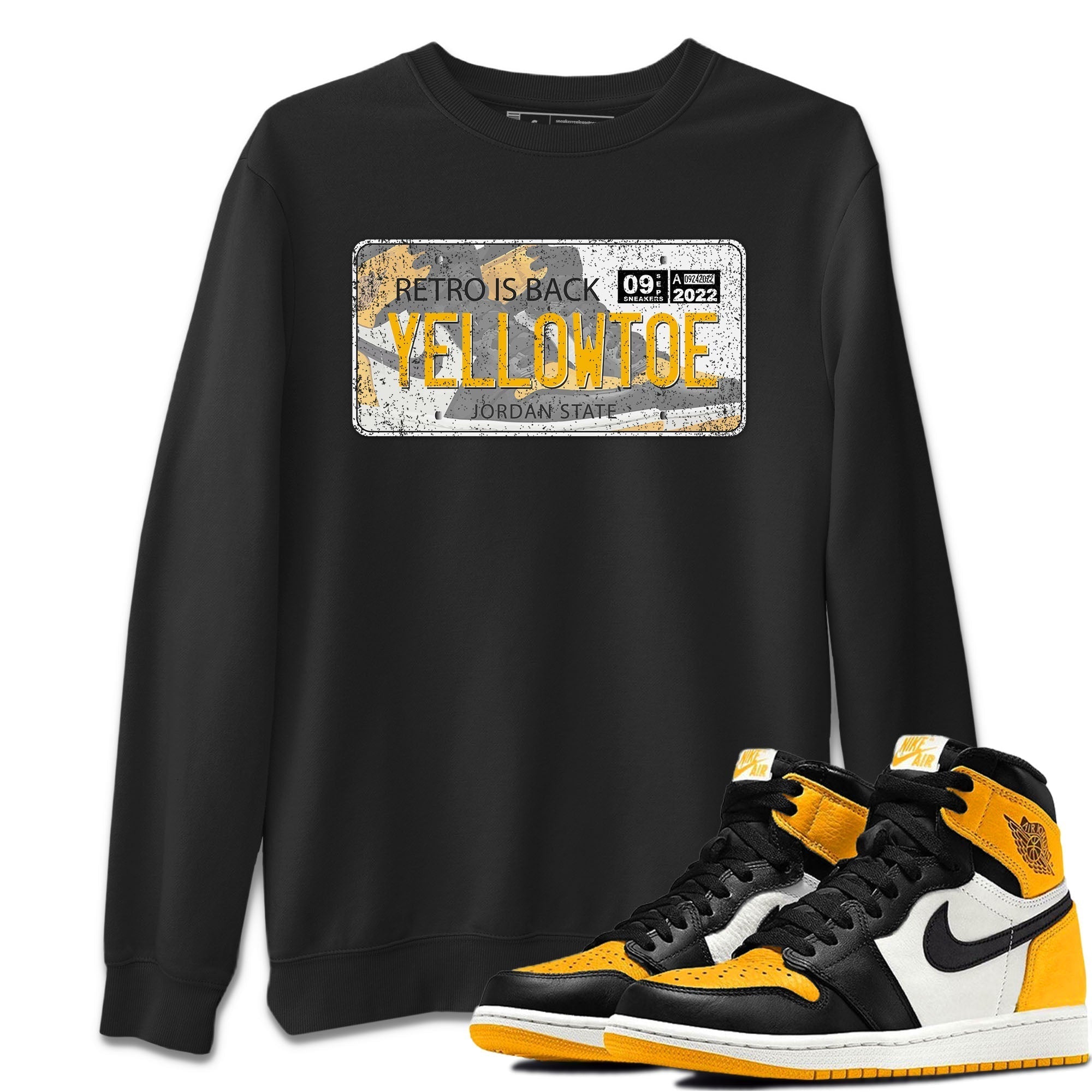Jordan Plate Unisex Tops - Air Jordan 1 Taxi