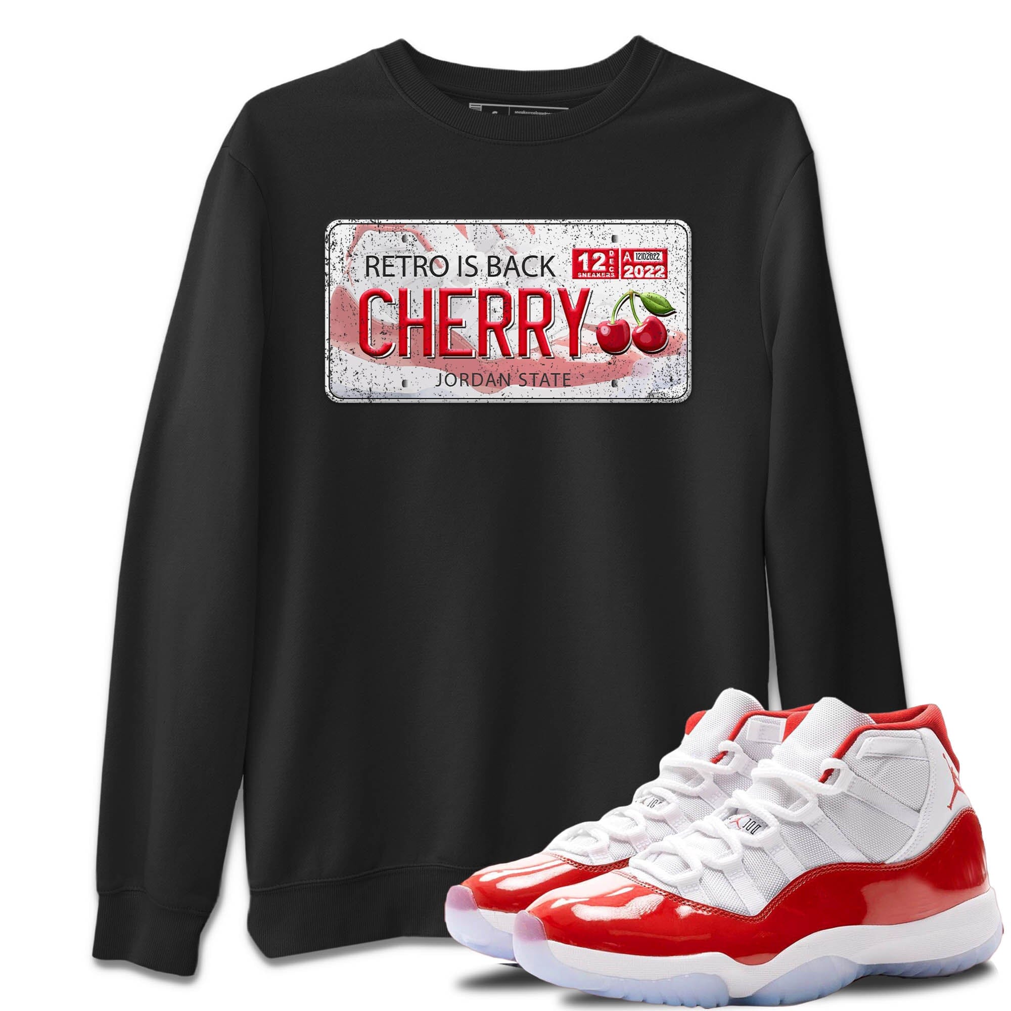 Jordan Plate Unisex Tops - Air Jordan 11 Cherry