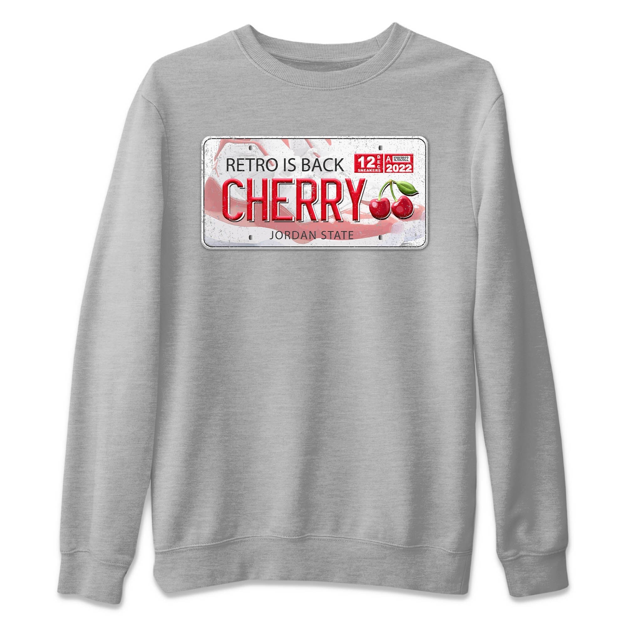 Jordan Plate Unisex Tops - Air Jordan 11 Cherry