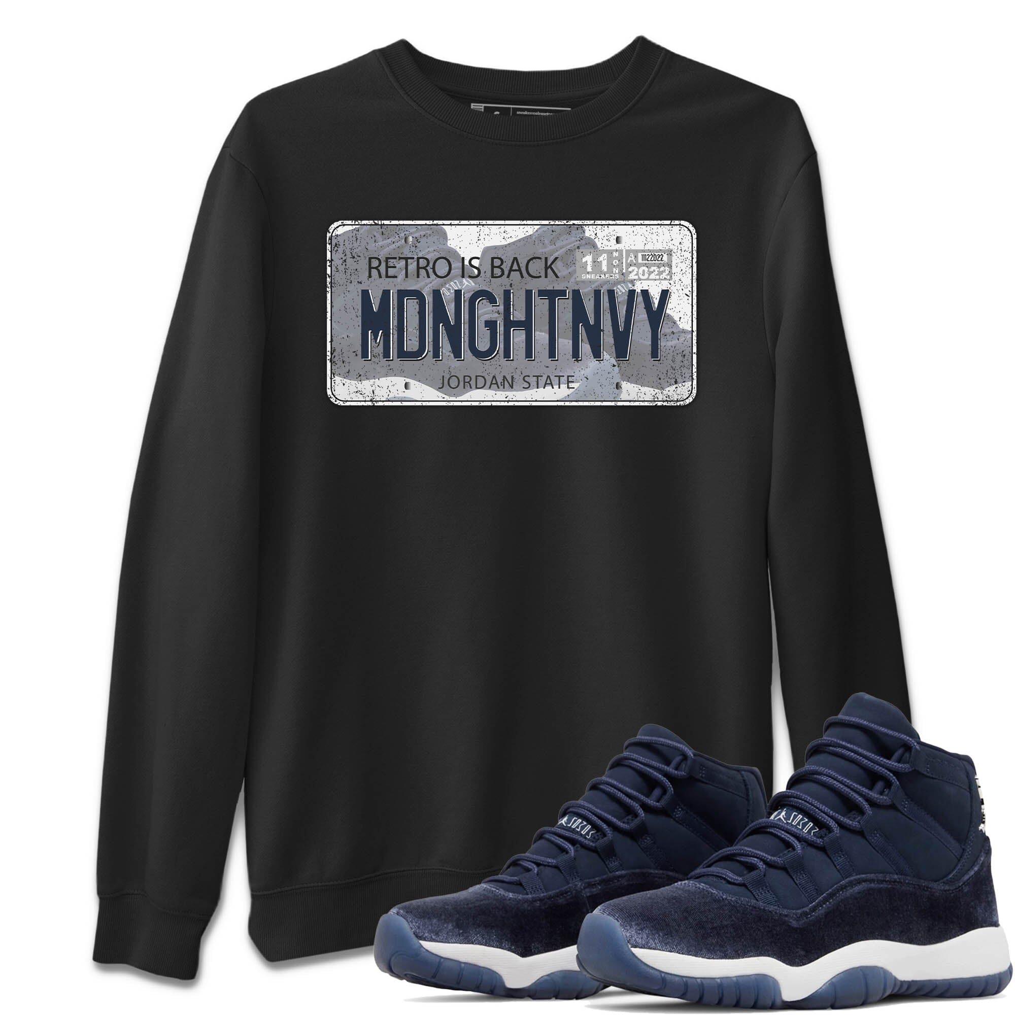 Jordan Plate Unisex Tops - Air Jordan 11 Midnight Navy