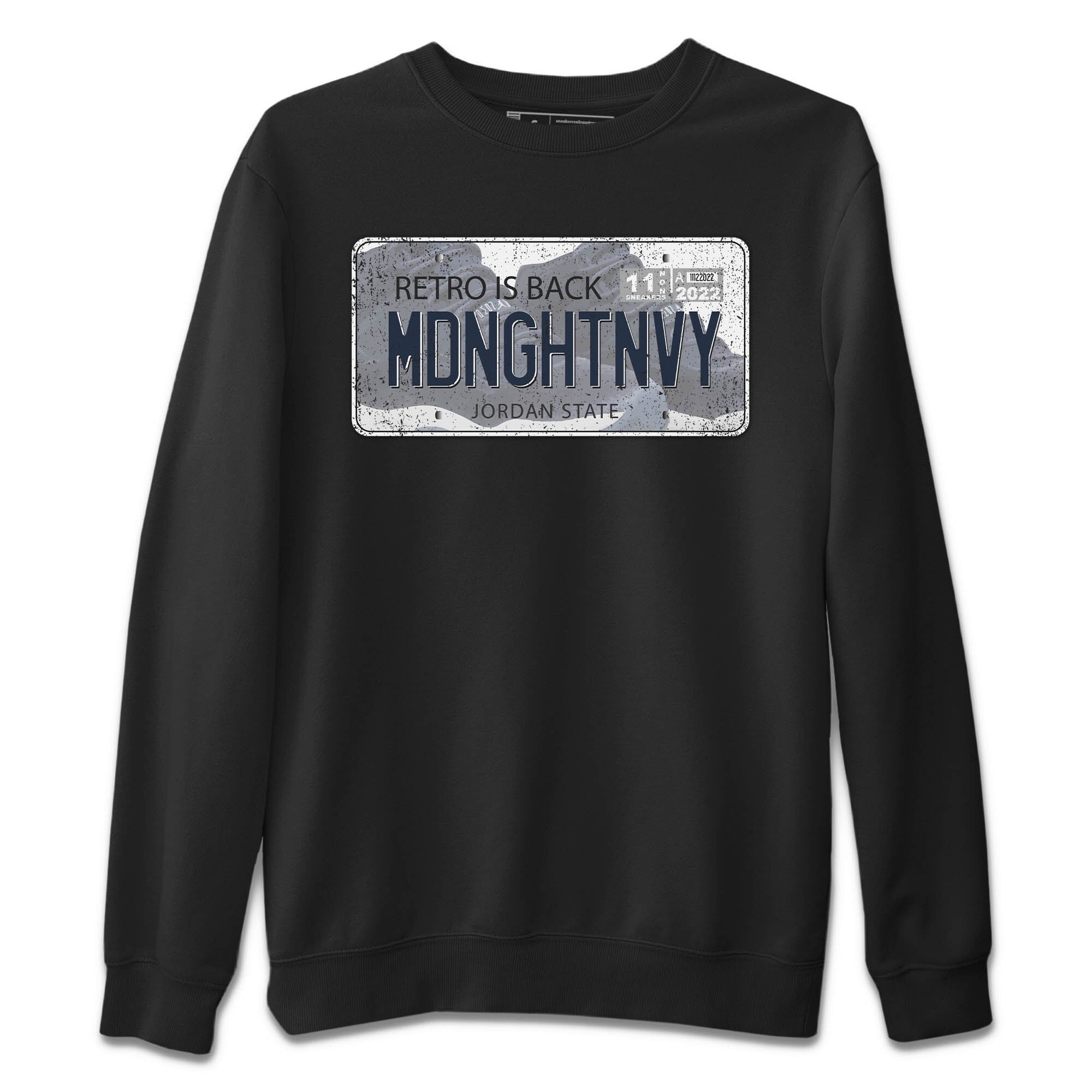 Jordan Plate Unisex Tops - Air Jordan 11 Midnight Navy