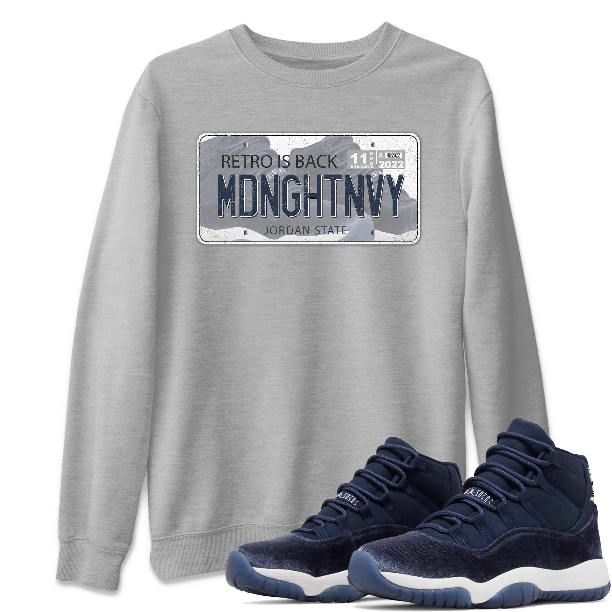 Jordan Plate Unisex Tops - Air Jordan 11 Midnight Navy