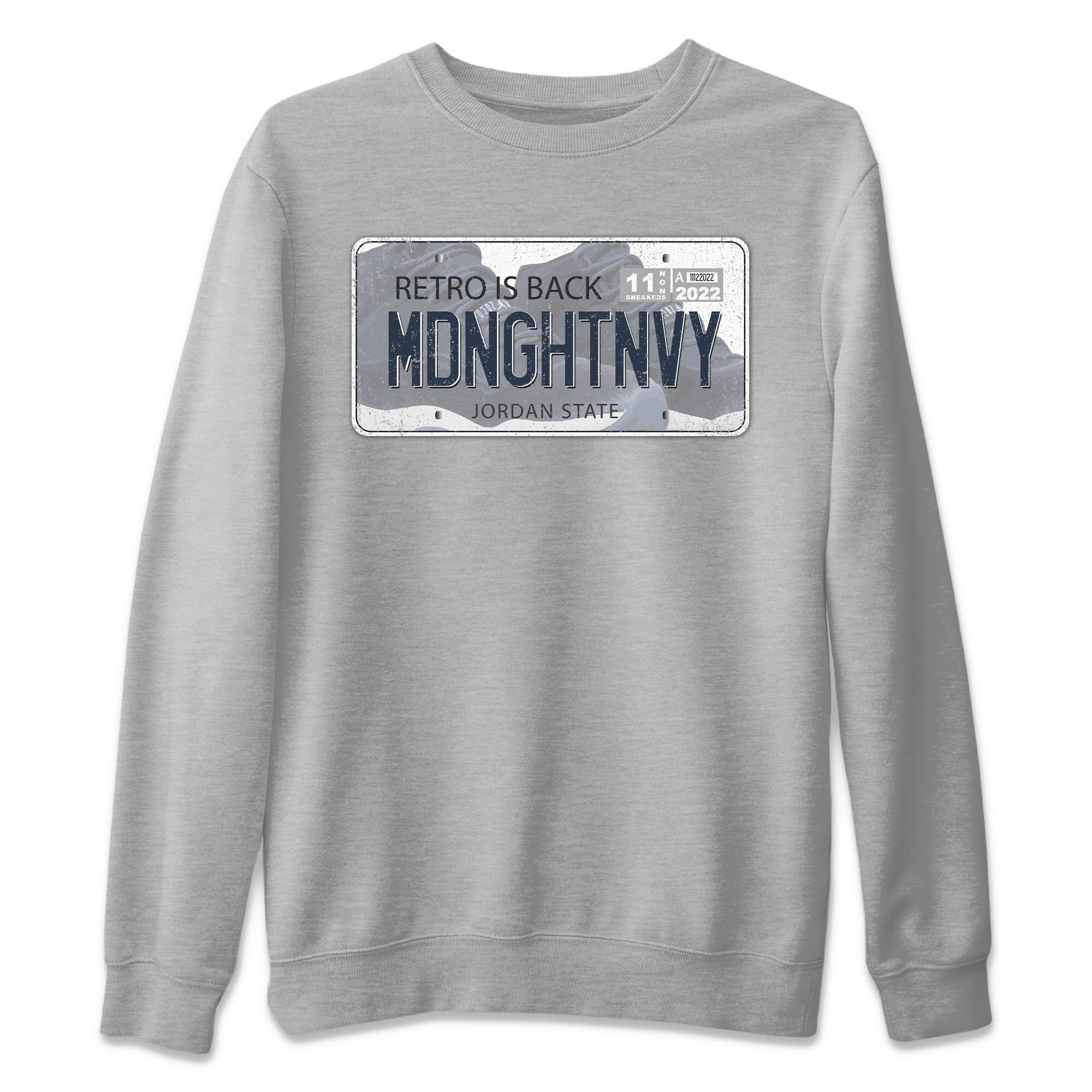 Jordan Plate Unisex Tops - Air Jordan 11 Midnight Navy
