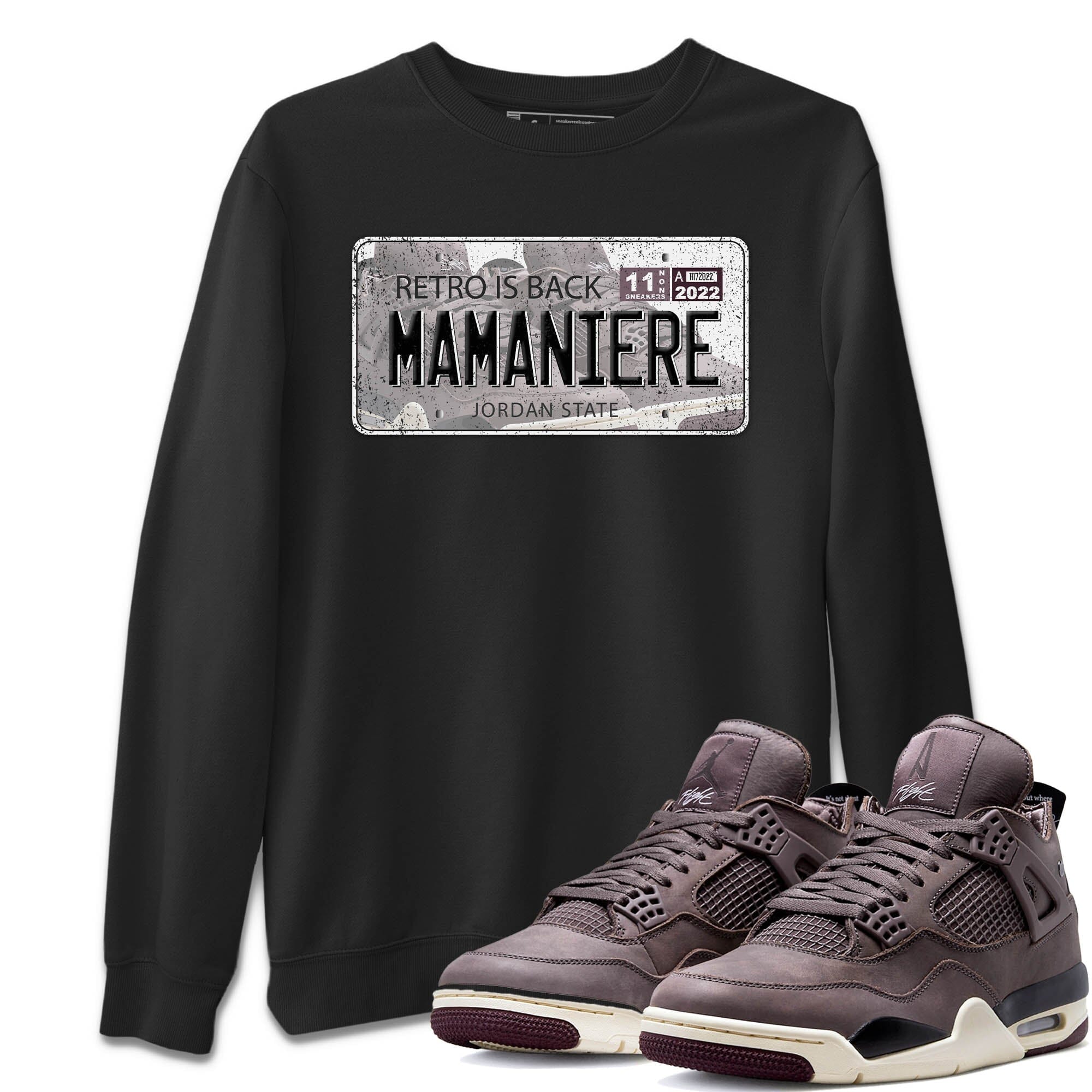 Jordan Plate Unisex Tops - Air Jordan 4 A Ma Maniere