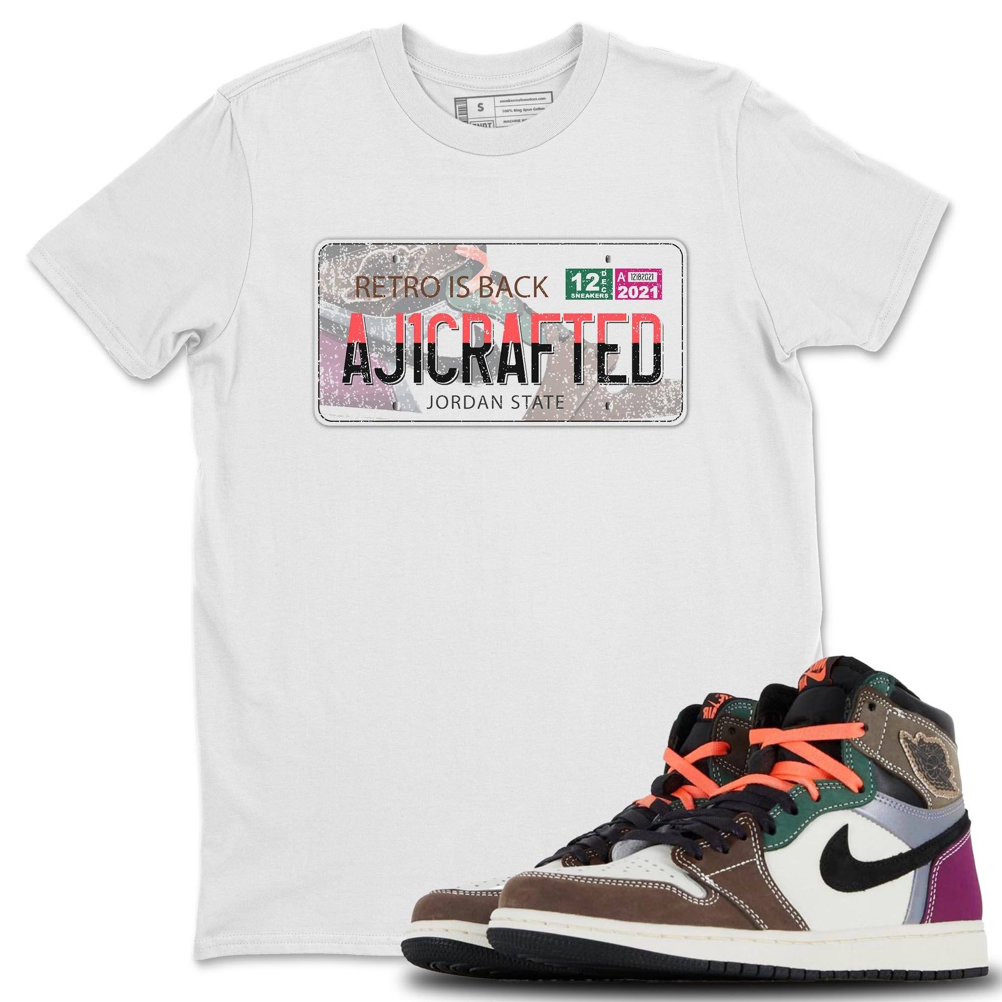 Air Jordan Plate Unisex Tops - Air Jordan 1 Hand Crafted