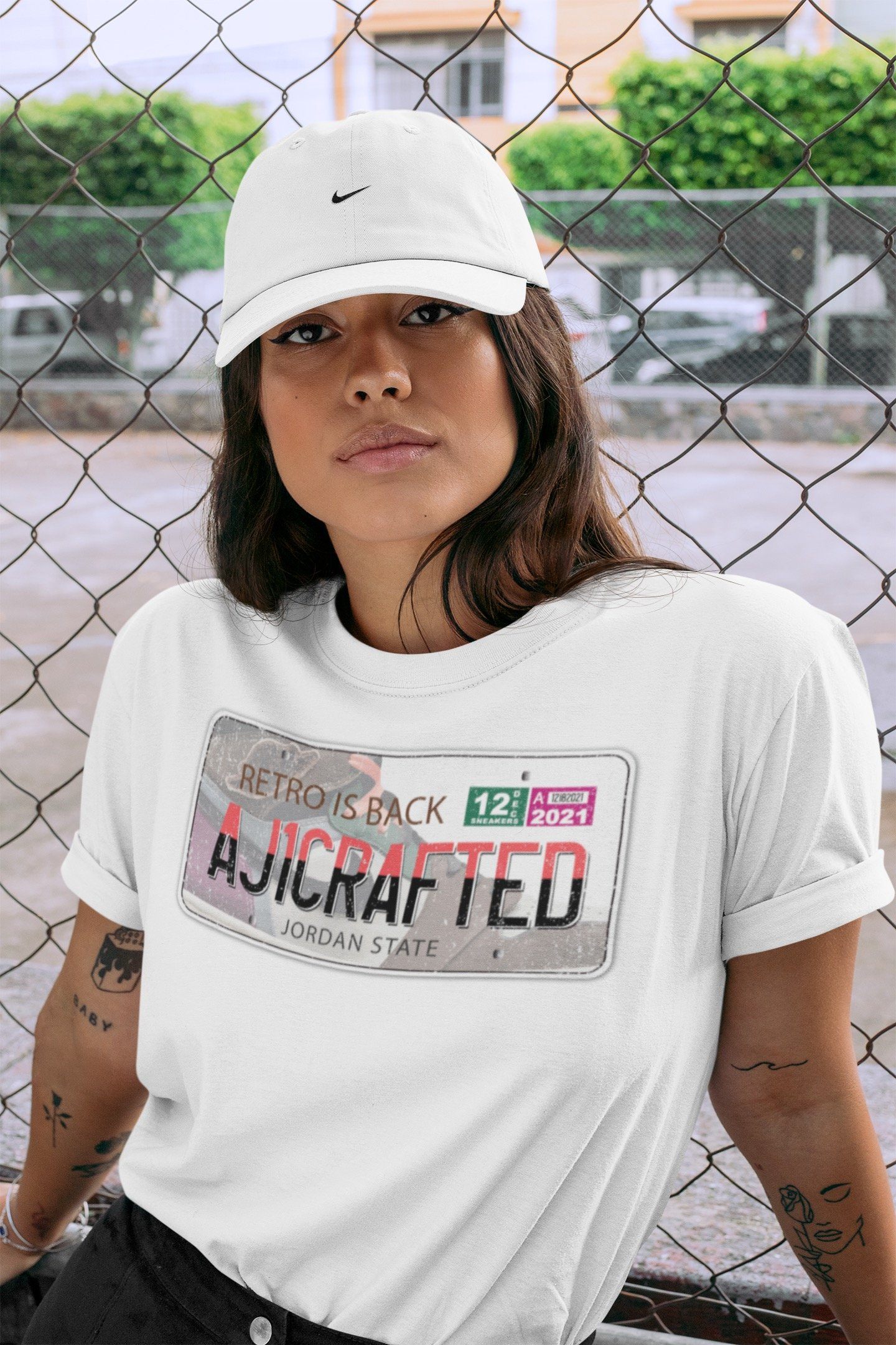 Air Jordan Plate Unisex Tops - Air Jordan 1 Hand Crafted