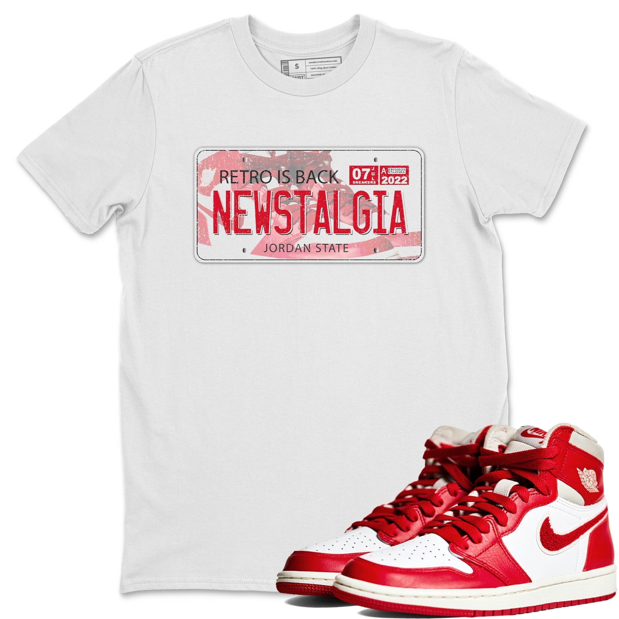 Jordan Plate Unisex Tops - Air Jordan 1 Newstalgia