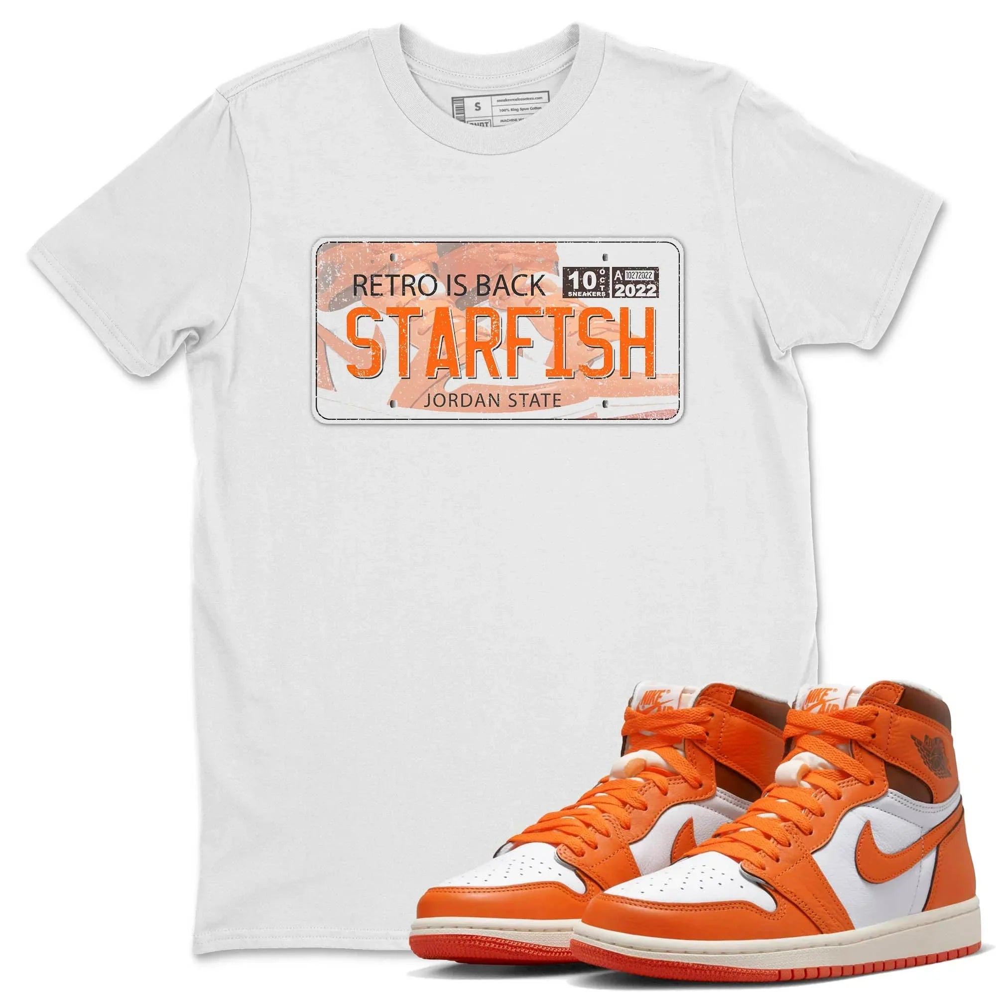 Jordan Plate Unisex Tops - Air Jordan 1 Starfish