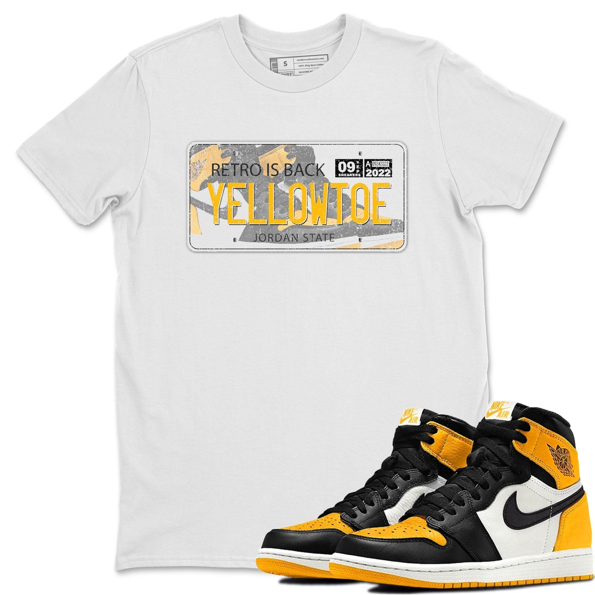 Jordan Plate Unisex Tops - Air Jordan 1 Taxi