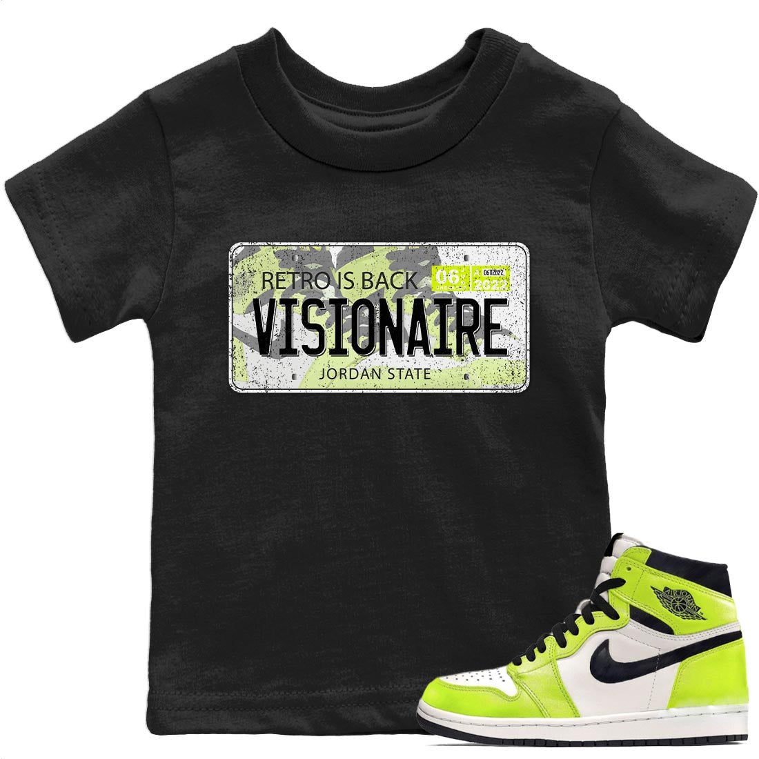 Jordan Plate Kids Tops - Air Jordan 1 Visionaire
