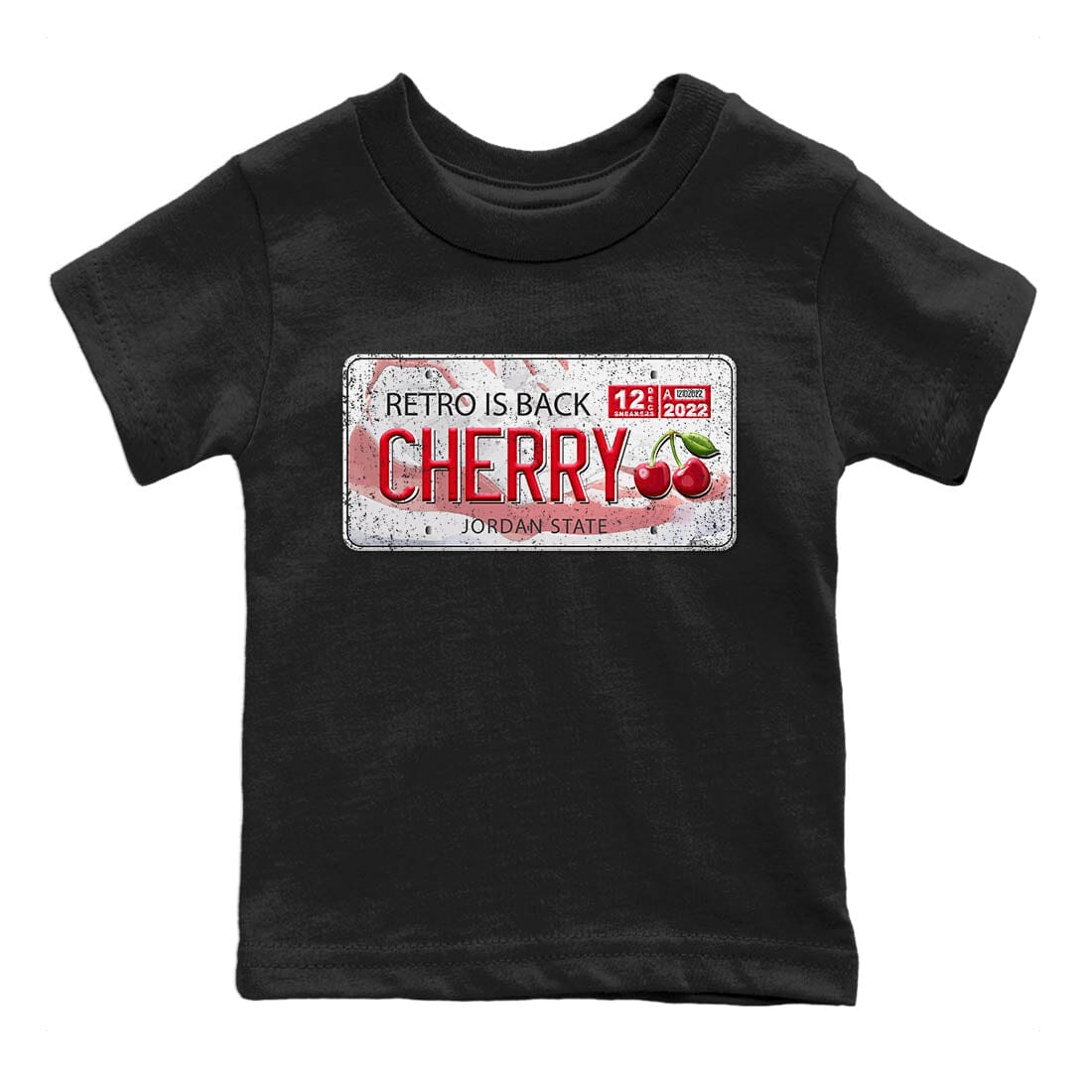 Jordan Plate Kids Tops - Air Jordan 11 Cherry