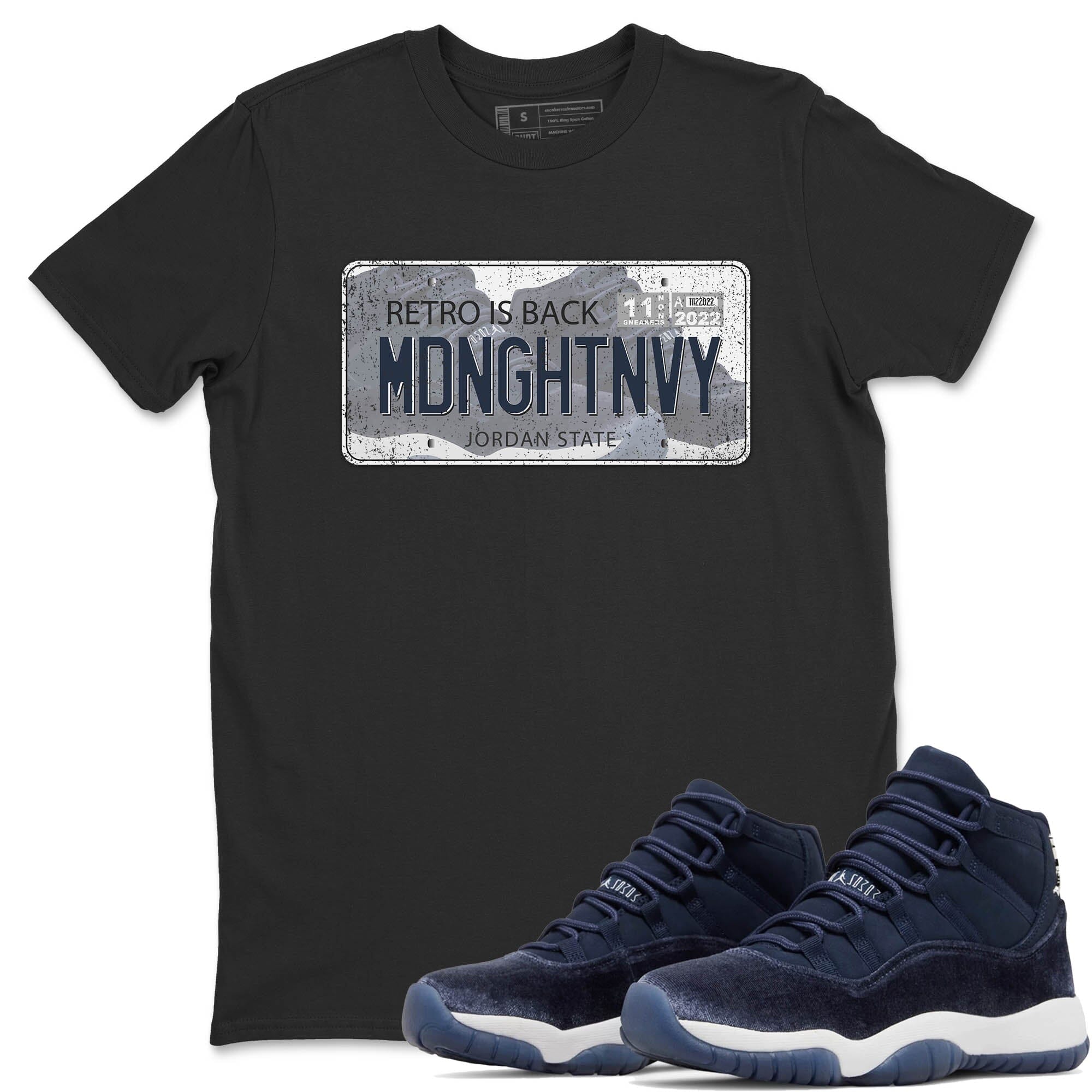 Jordan Plate Unisex Tops - Air Jordan 11 Midnight Navy