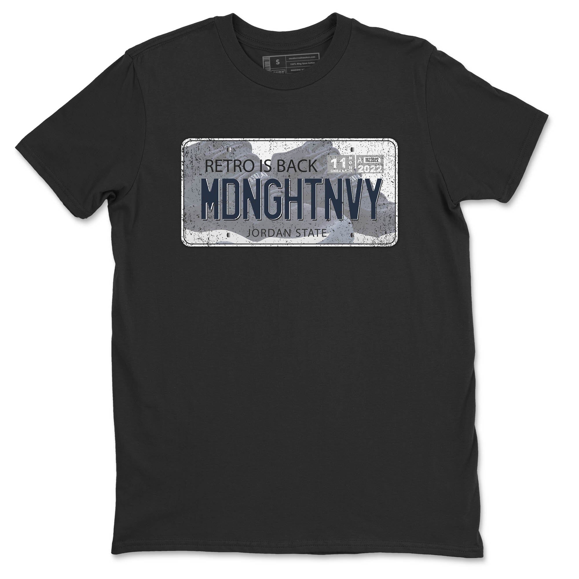 Jordan Plate Unisex Tops - Air Jordan 11 Midnight Navy