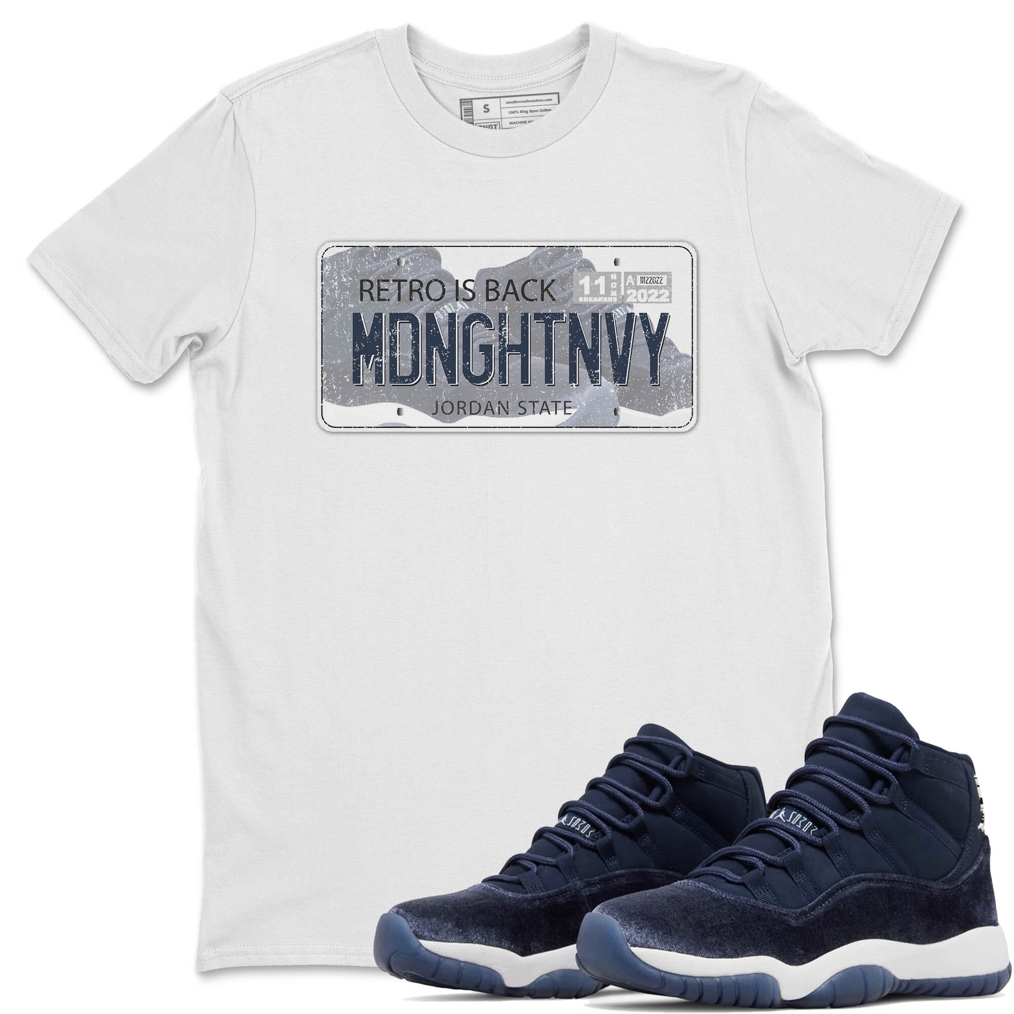 Jordan Plate Unisex Tops - Air Jordan 11 Midnight Navy