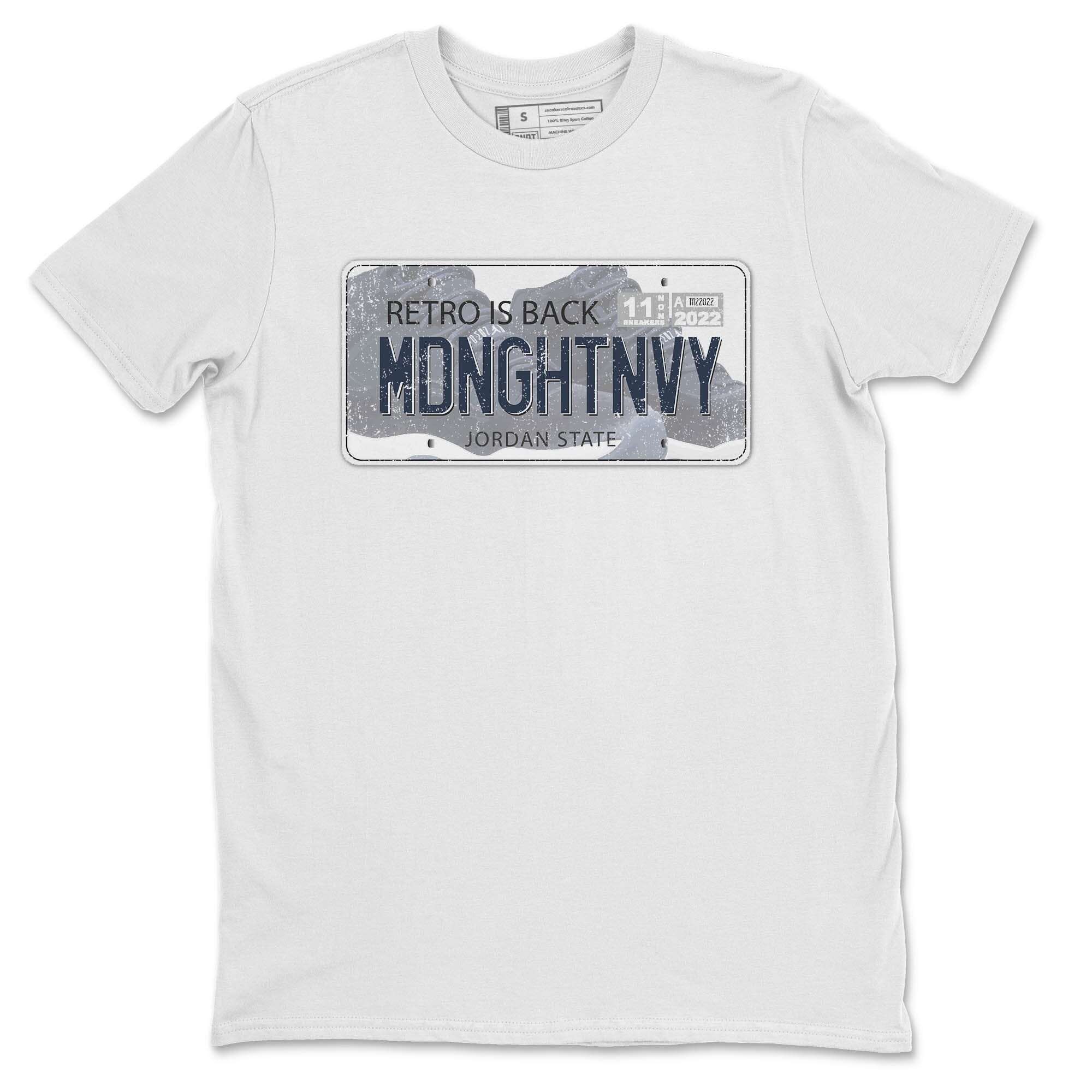 Jordan Plate Unisex Tops - Air Jordan 11 Midnight Navy