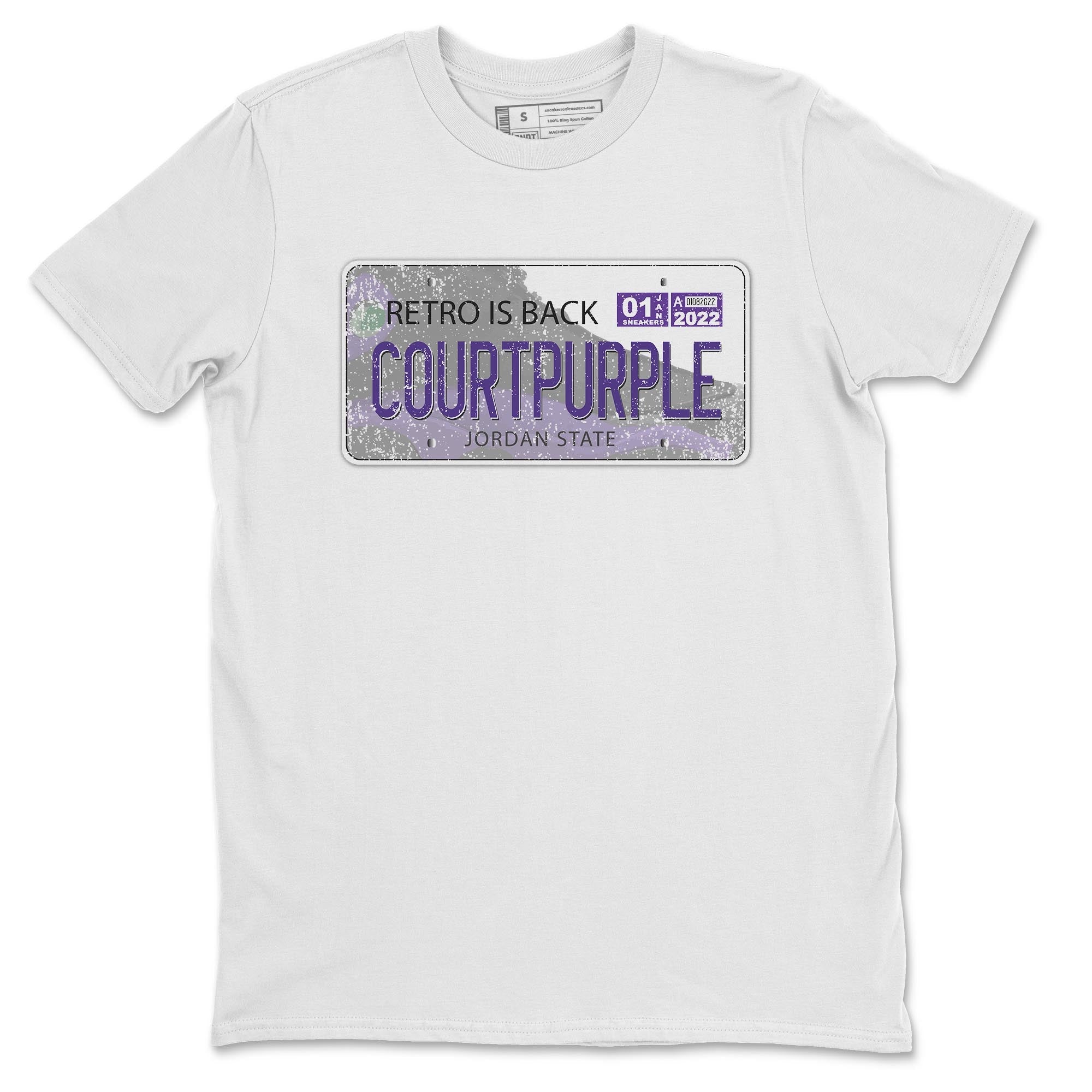 Jordan Plate Unisex Tops - Air Jordan 13 Court Purple