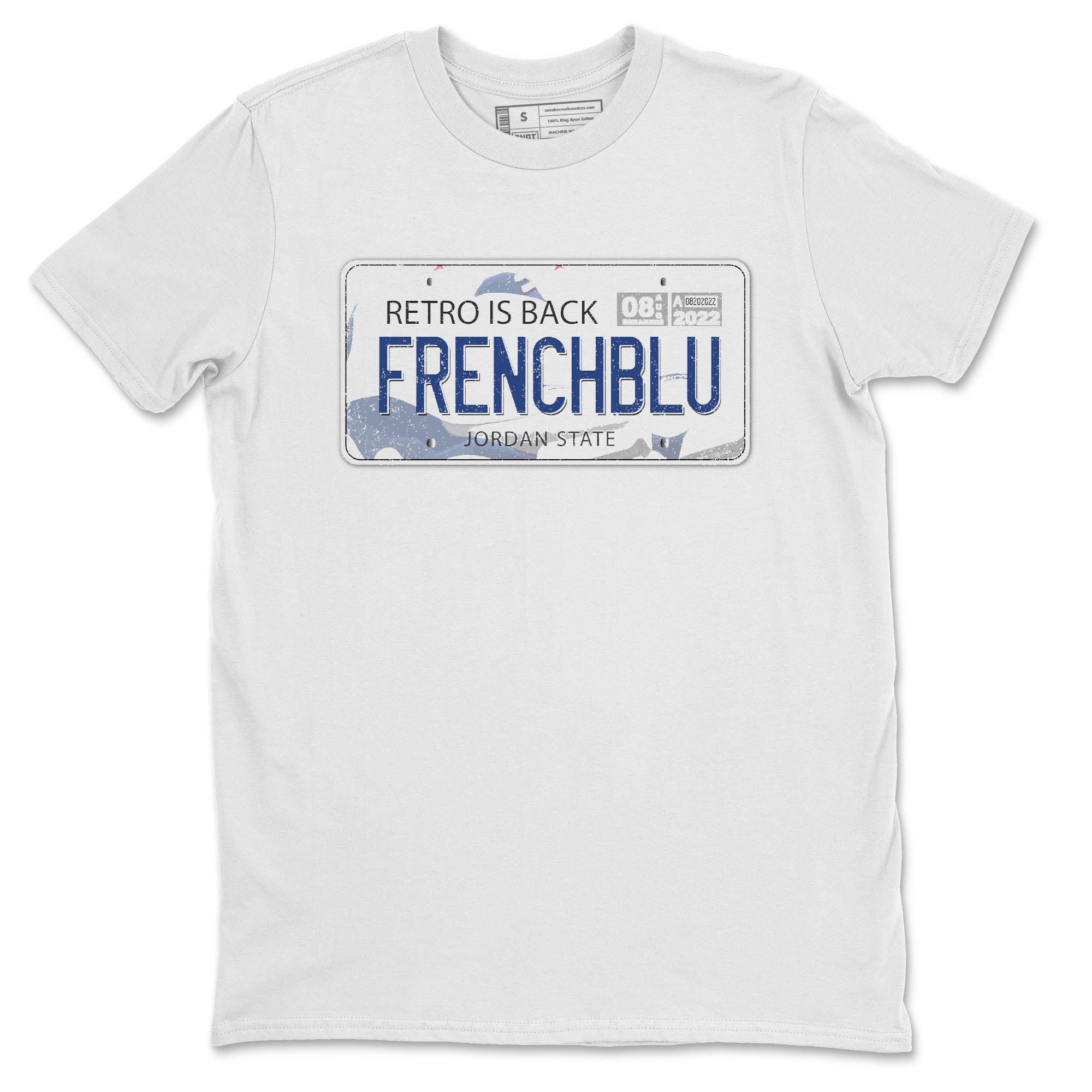 Jordan Plate Unisex Tops - Air Jordan 13 French Blue
