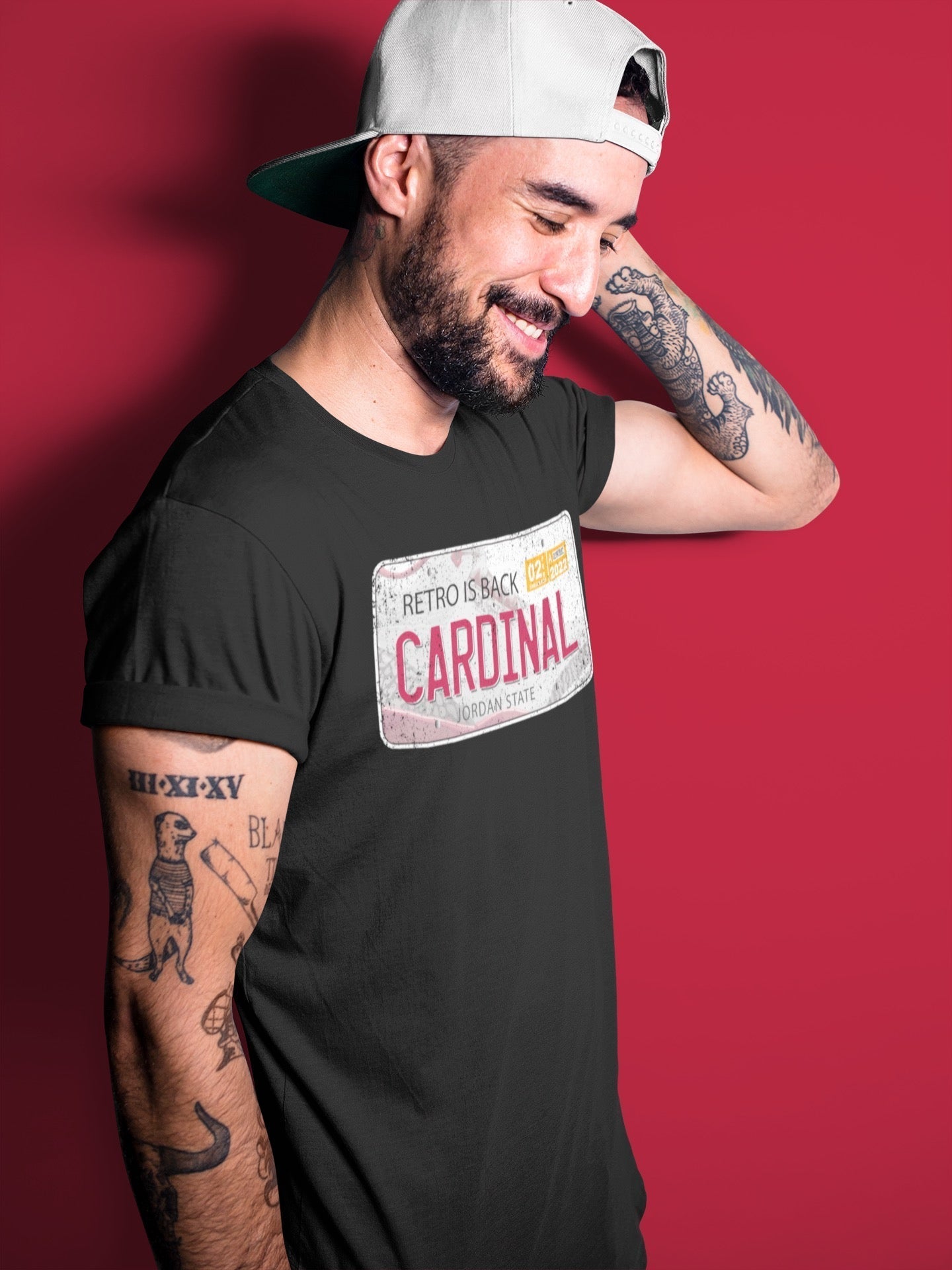 Jordan Plate Unisex Tops - Air Jordan 3 Cardinal