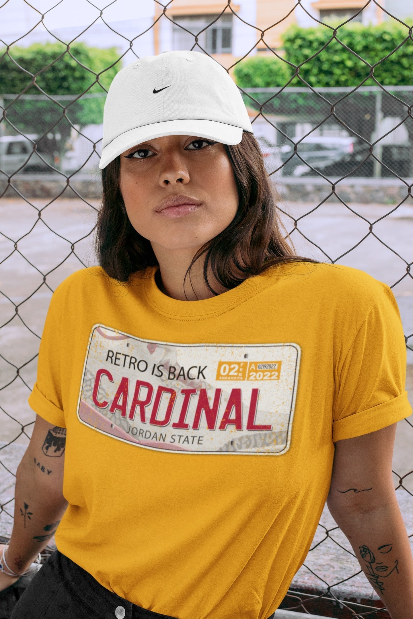 Jordan Plate Unisex Tops - Air Jordan 3 Cardinal