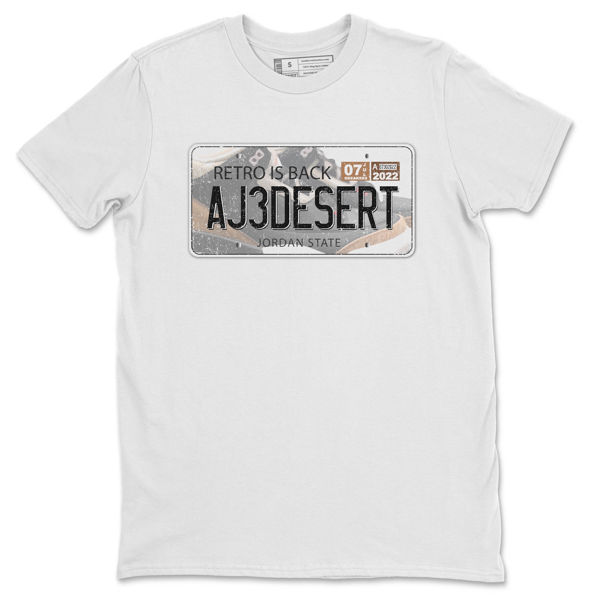 Jordan Plate Unisex Tops - Air Jordan 3 Desert Elephant