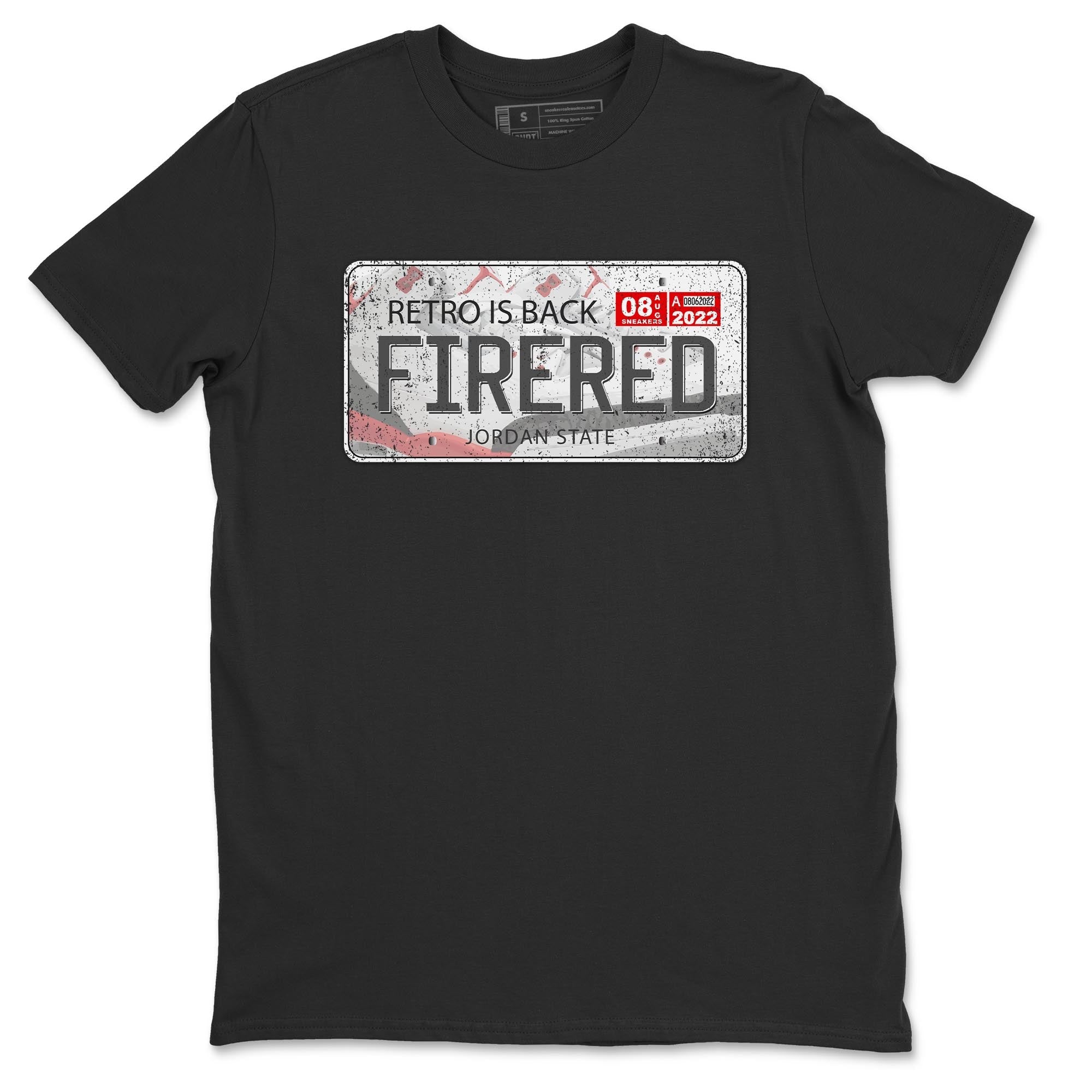 Jordan Plate Unisex Tops - Air Jordan 3 Fire Red