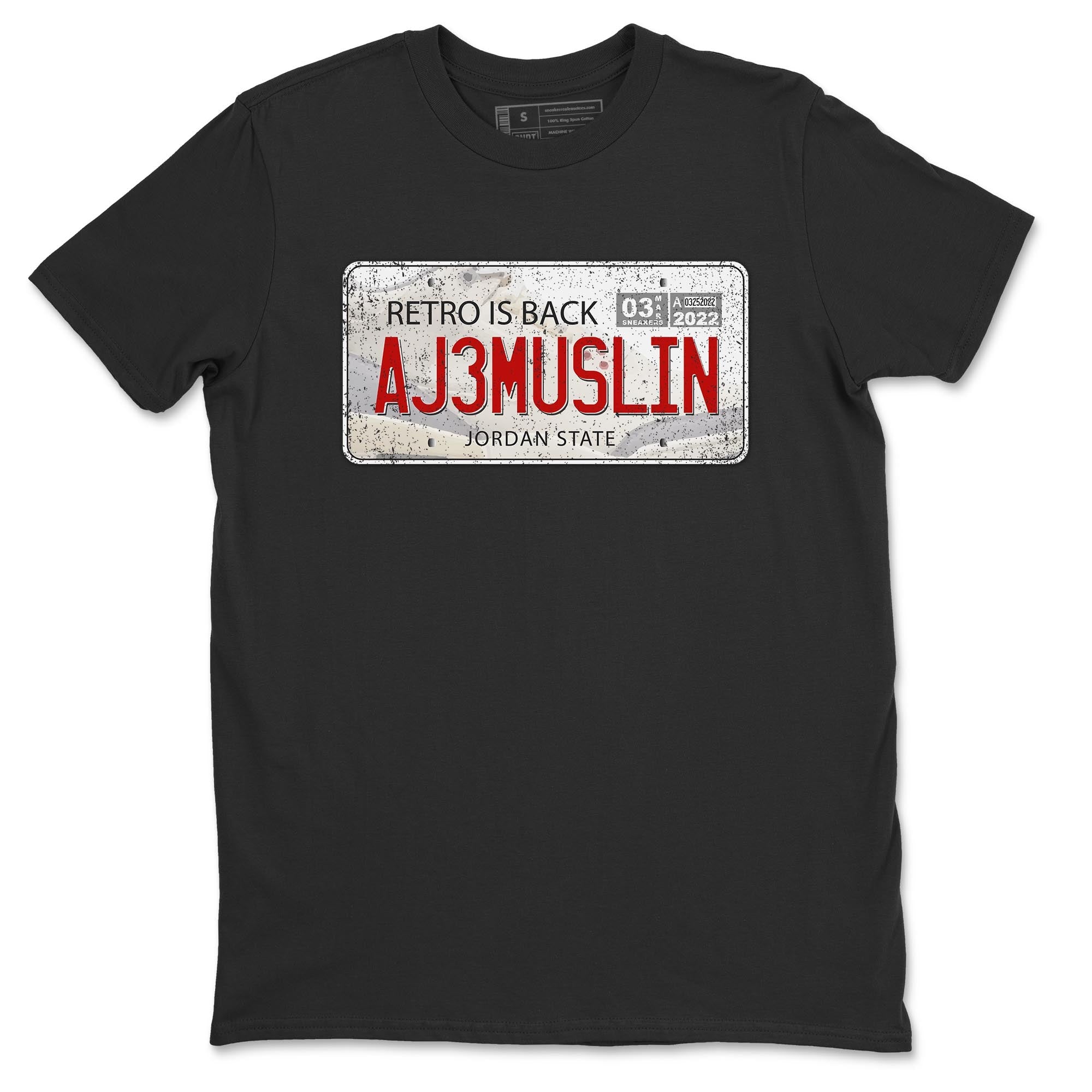 Jordan Plate Unisex Tops - Air Jordan 3 Muslin