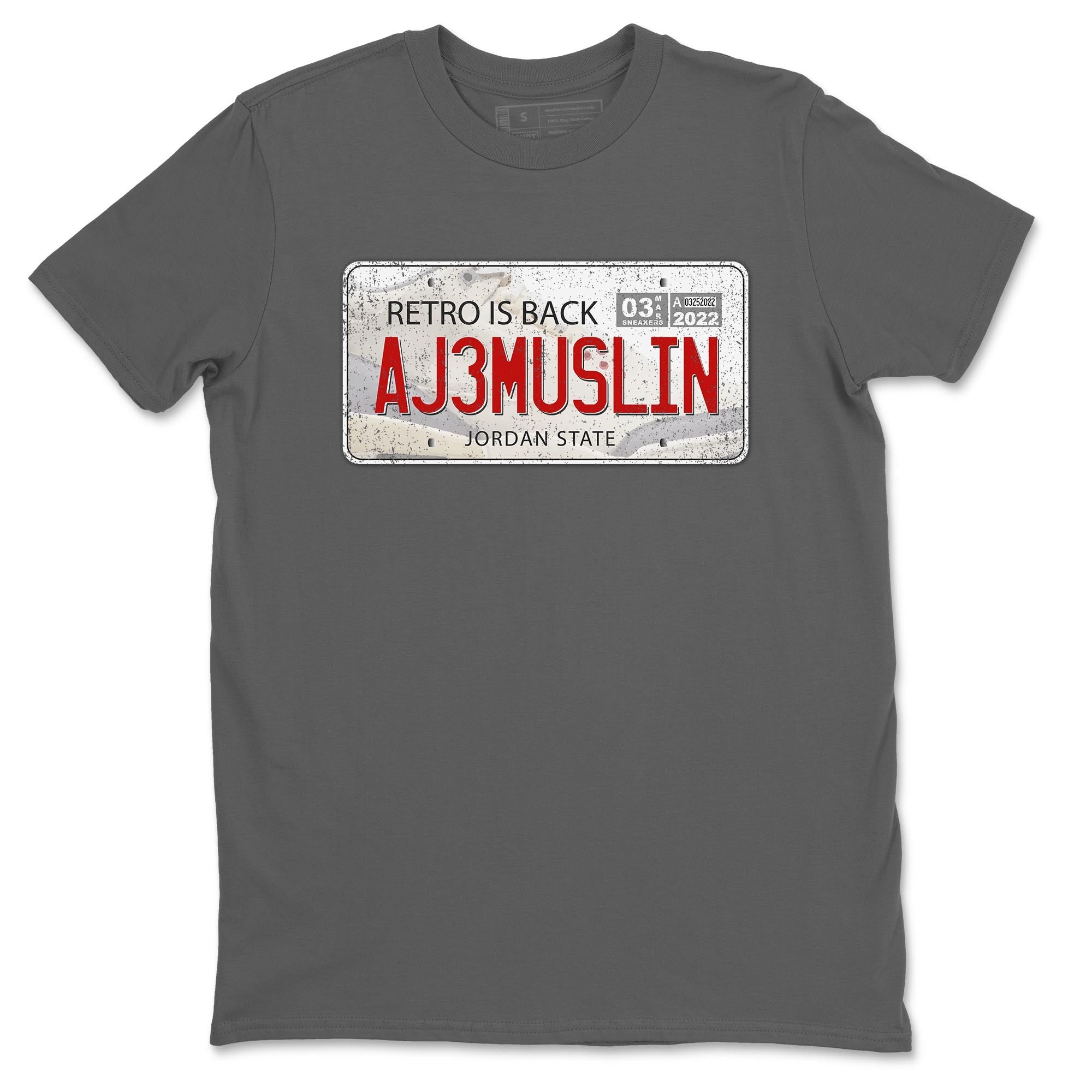 Jordan Plate Unisex Tops - Air Jordan 3 Muslin