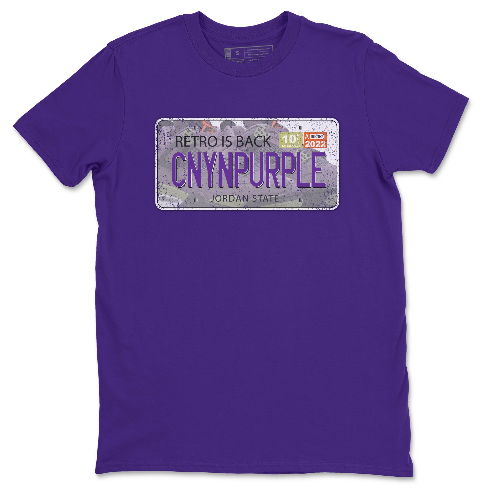Jordan Plate Unisex Tops - Air Jordan 4 Canyon Purple