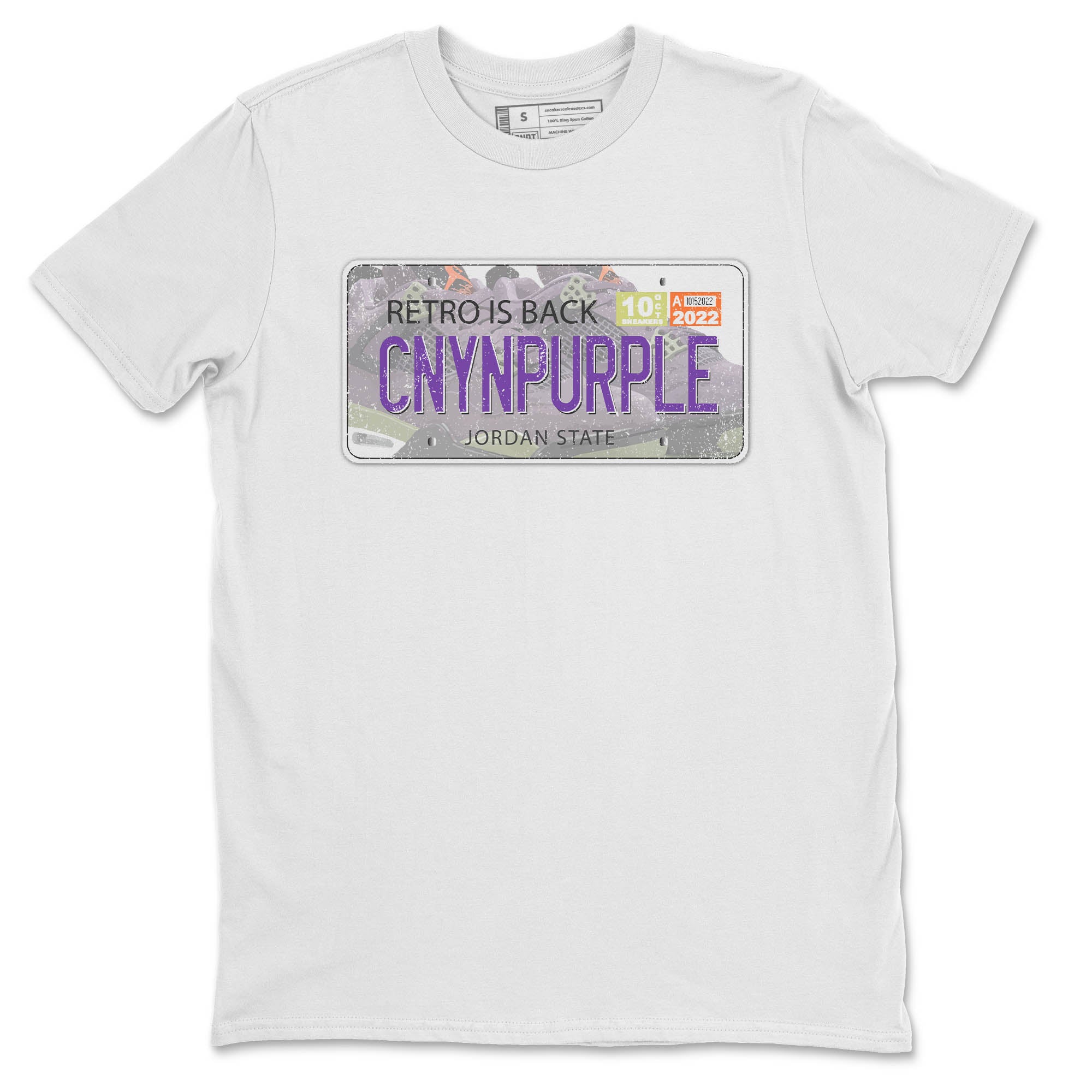 Jordan Plate Unisex Tops - Air Jordan 4 Canyon Purple