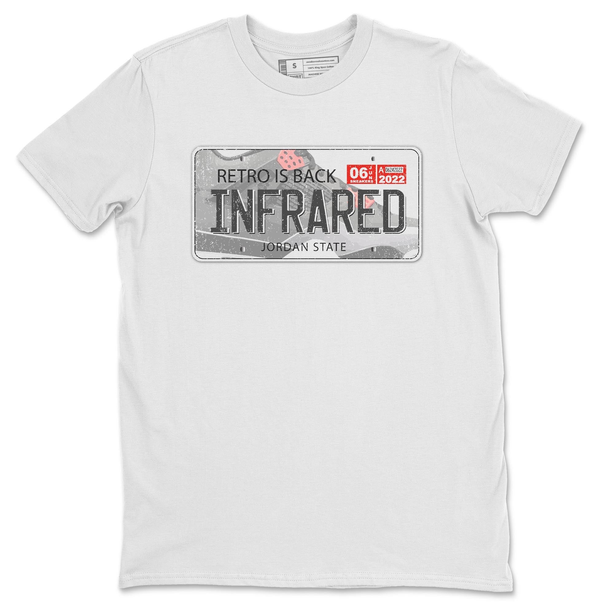 Jordan Plate Unisex Tops - Air Jordan 4 Infrared