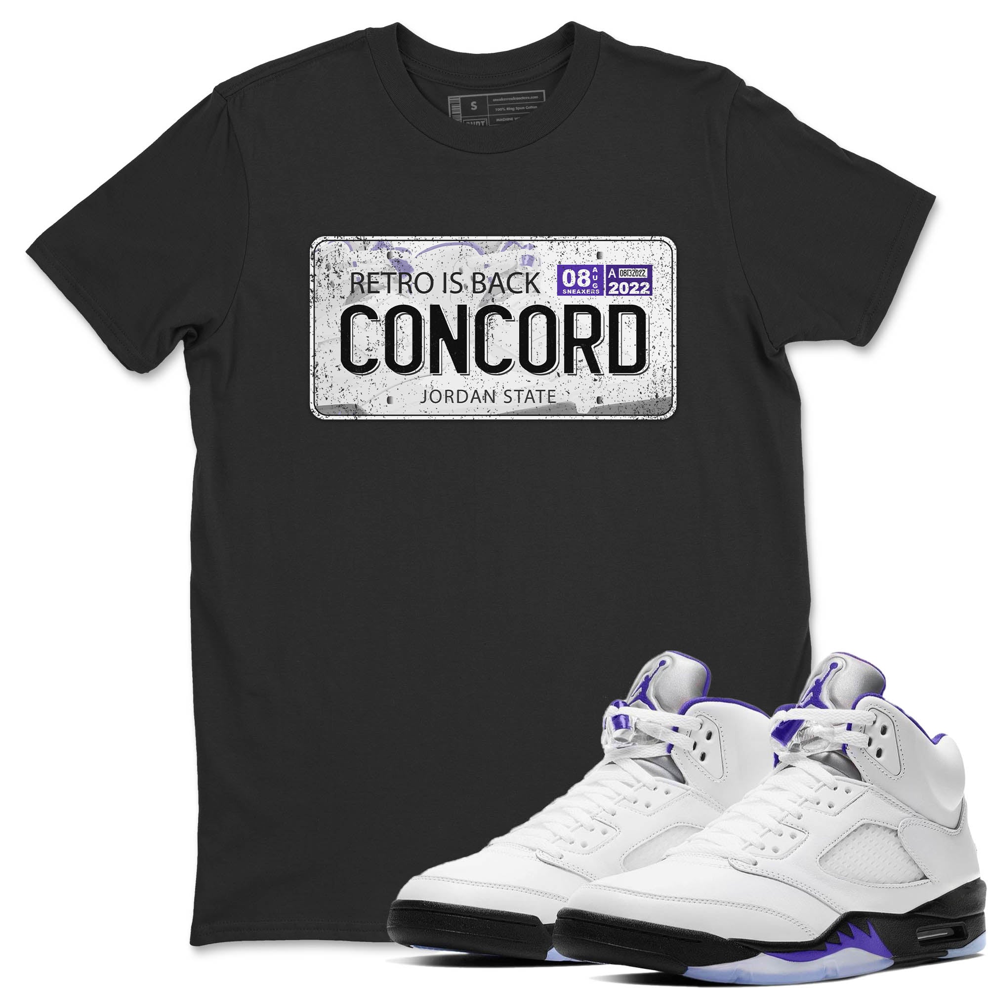 Jordan Plate Unisex Tops - Air Jordan 5 Concord