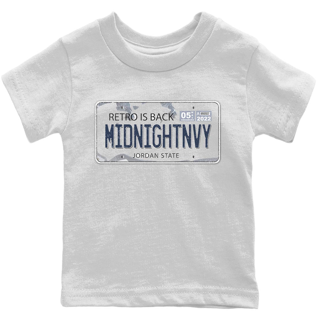 Jordan Plate Kids Tops - Air Jordan 6 Midnight Navy