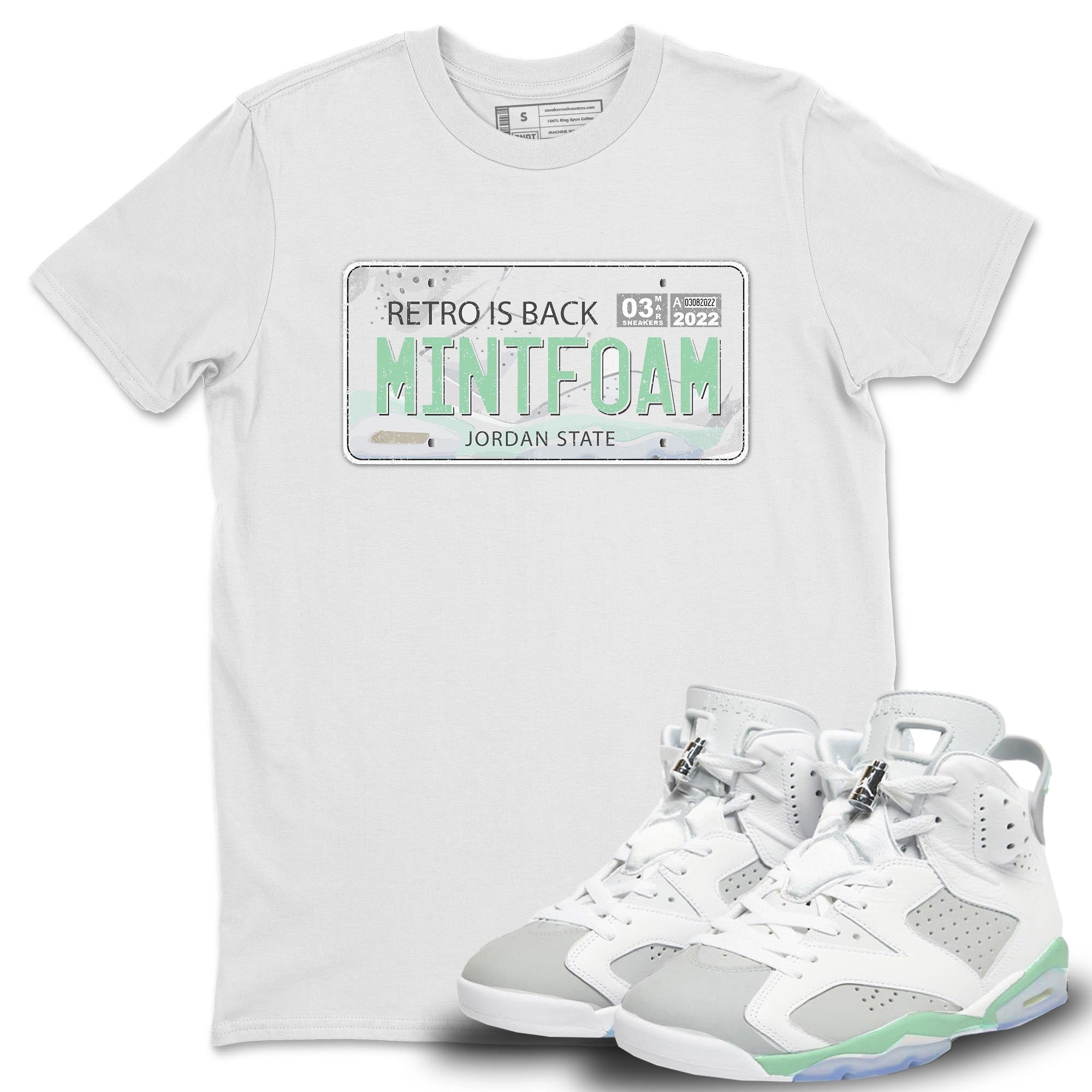 Jordan Plate Unisex Tops - Air Jordan 6 Mint Foam