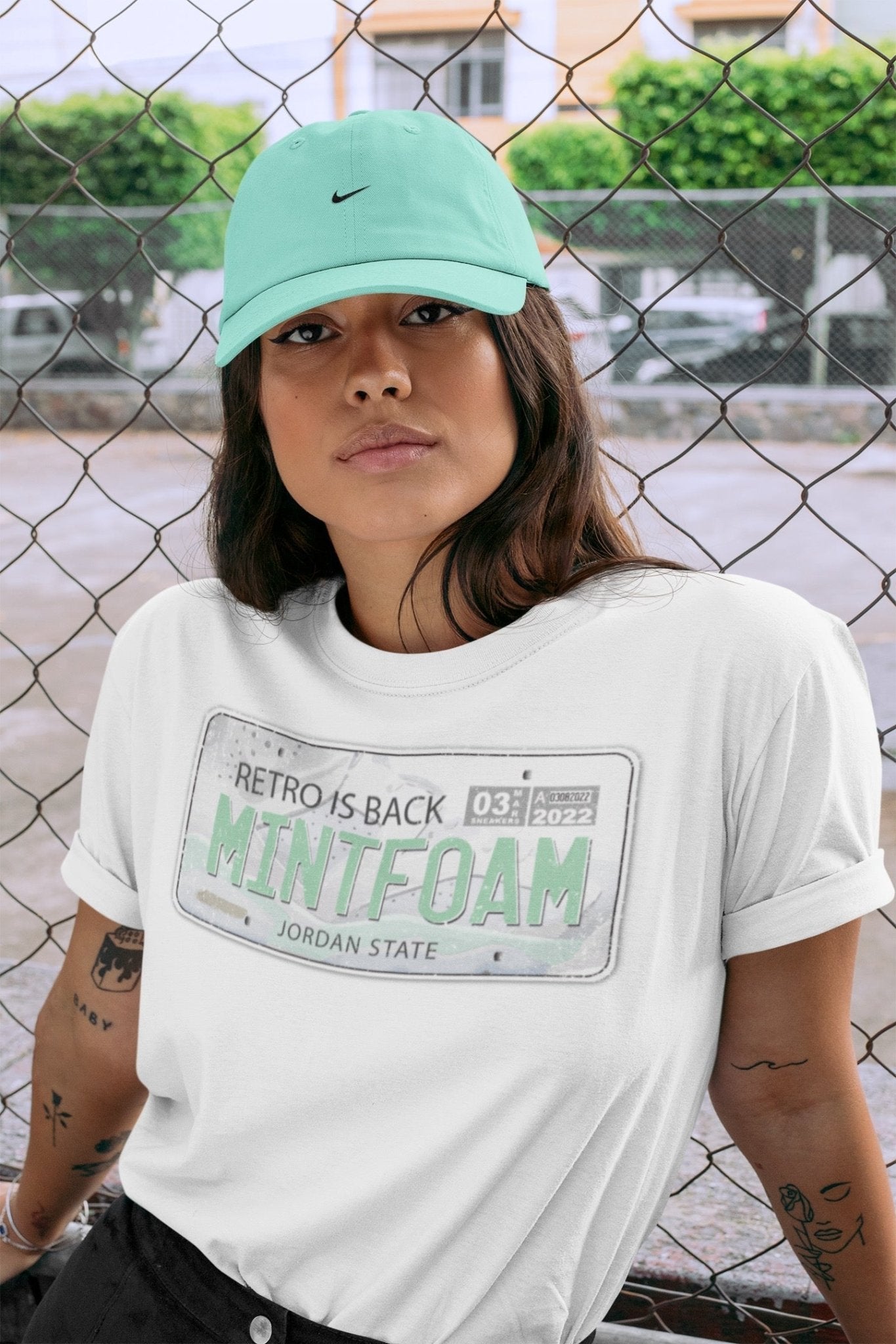 Jordan Plate Unisex Tops - Air Jordan 6 Mint Foam