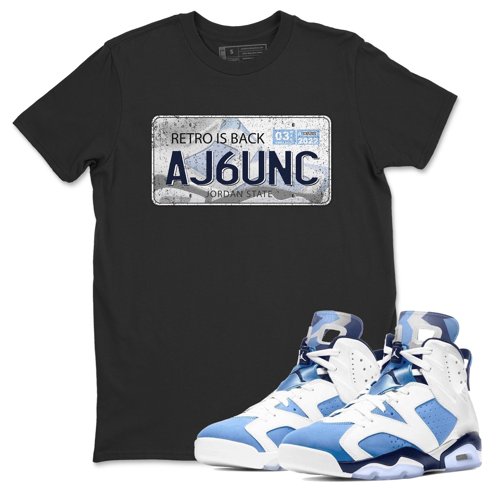 Jordan Plate Unisex Tops - Air Jordan 6 UNC