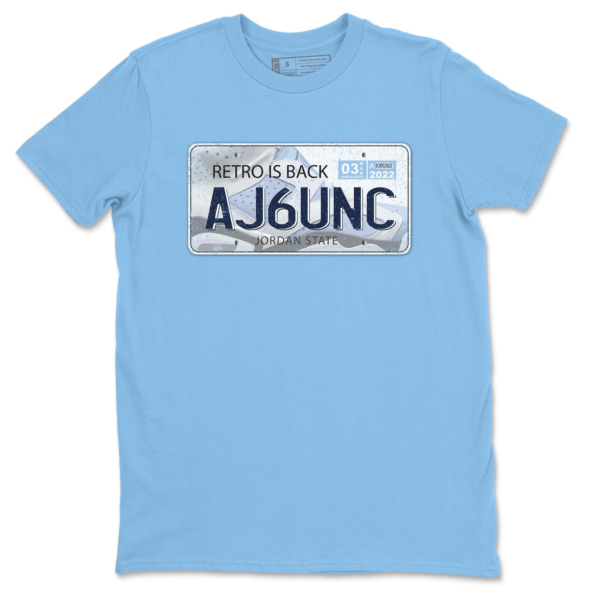 Jordan Plate Unisex Tops - Air Jordan 6 UNC