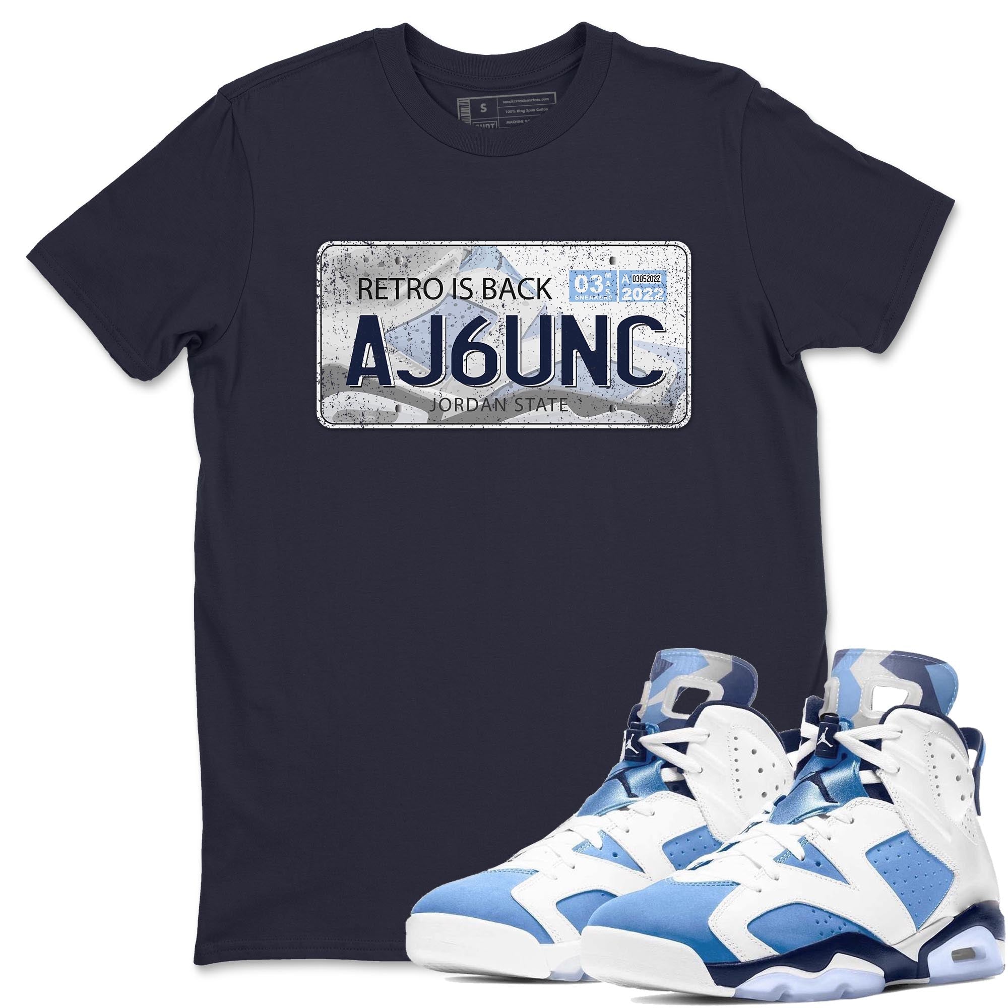 Jordan Plate Unisex Tops - Air Jordan 6 UNC