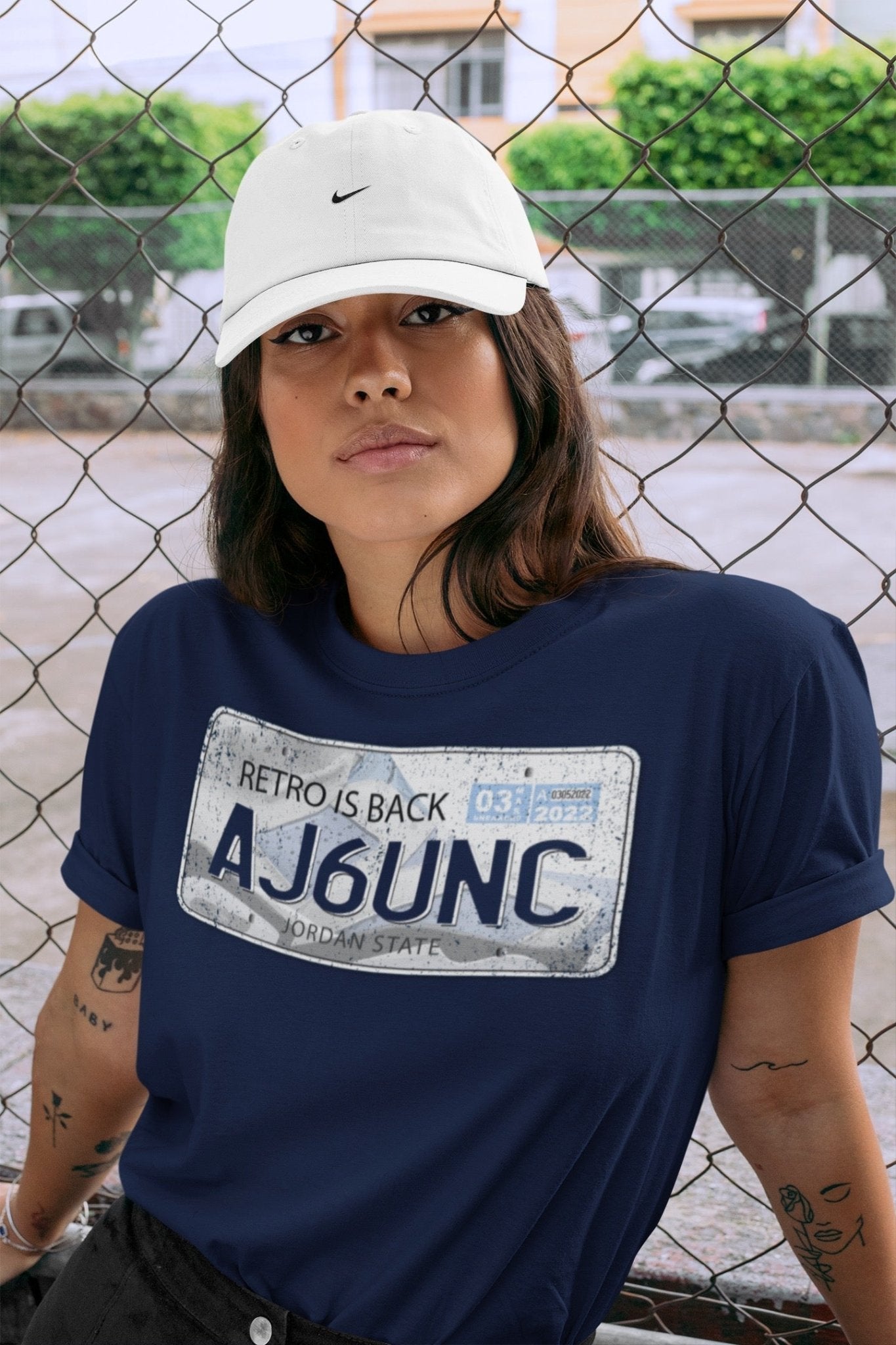 Jordan Plate Unisex Tops - Air Jordan 6 UNC