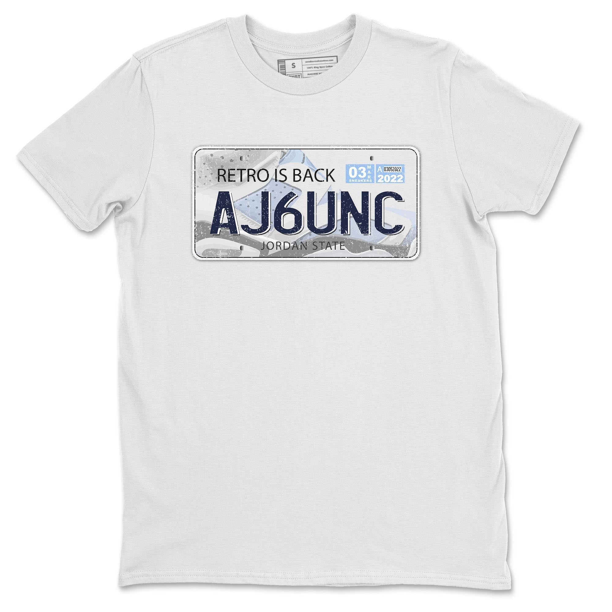Jordan Plate Unisex Tops - Air Jordan 6 UNC