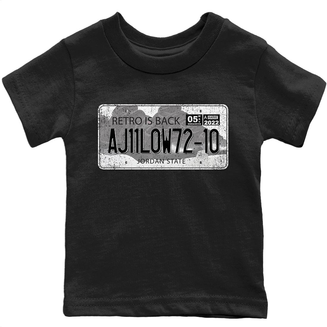 Jordan Plate Kids Tops - Air Jordan 11 72-10