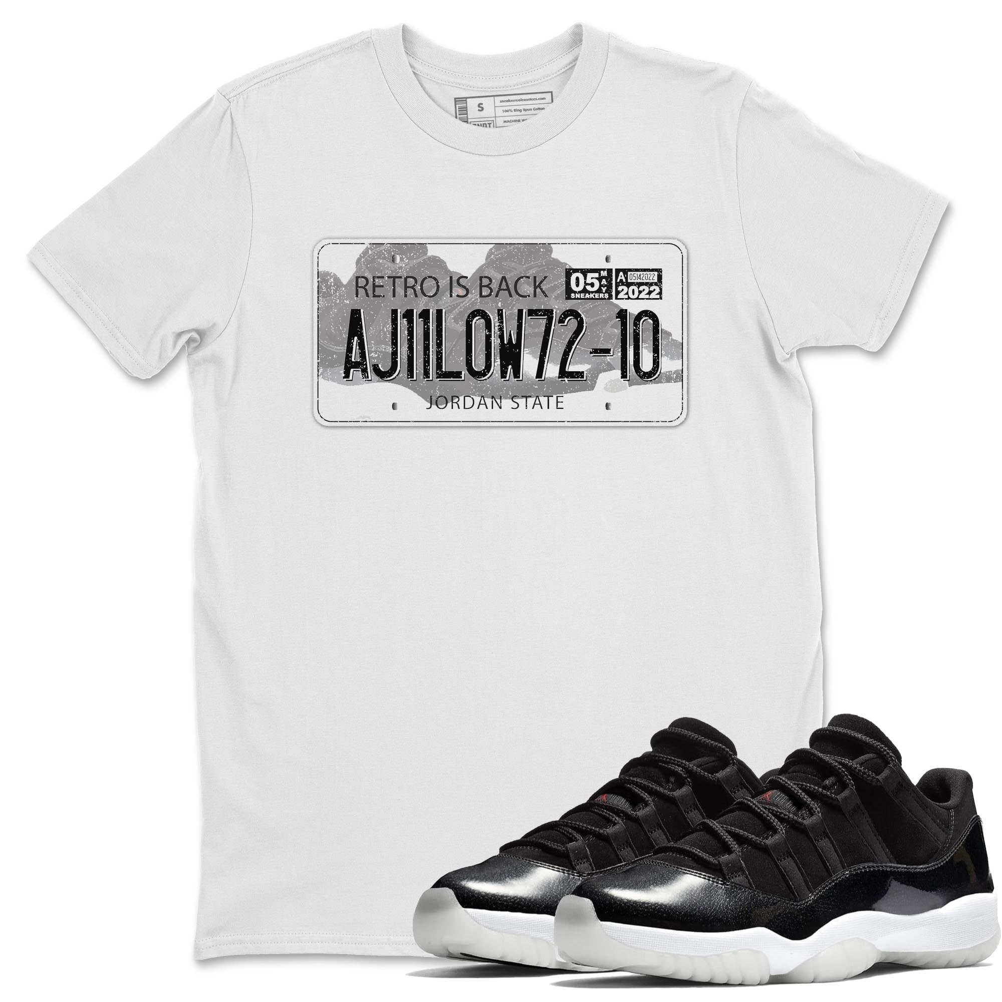 Jordan Plate Unisex Tops - Air Jordan 11 72-10