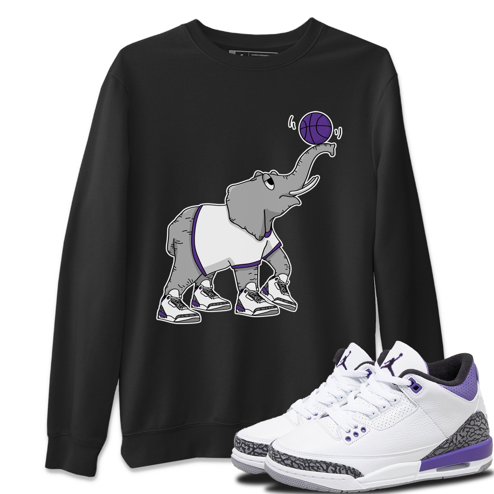 Juggling Elephant Unisex Tops - Air Jordan 3 Dark Iris