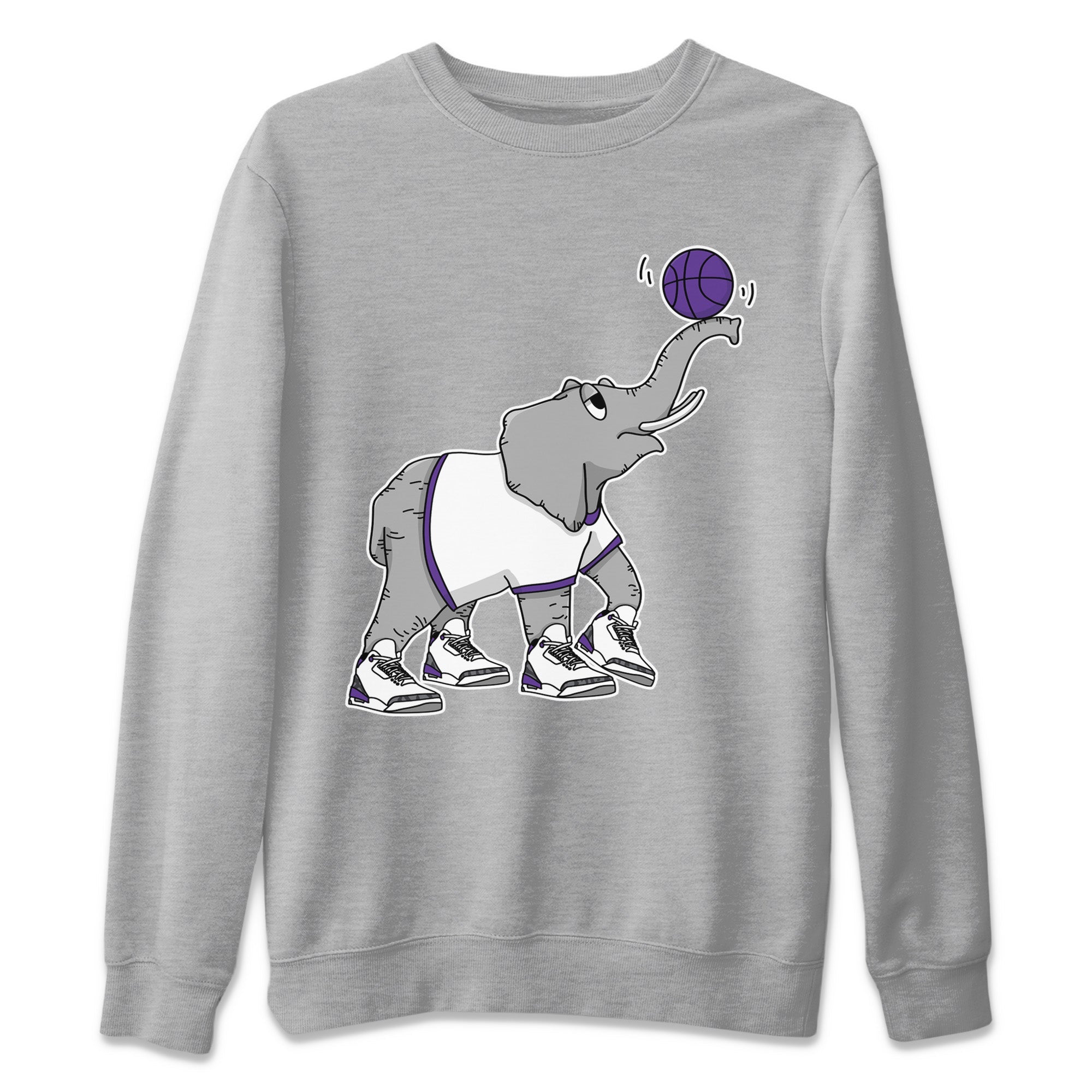 Juggling Elephant Unisex Tops - Air Jordan 3 Dark Iris