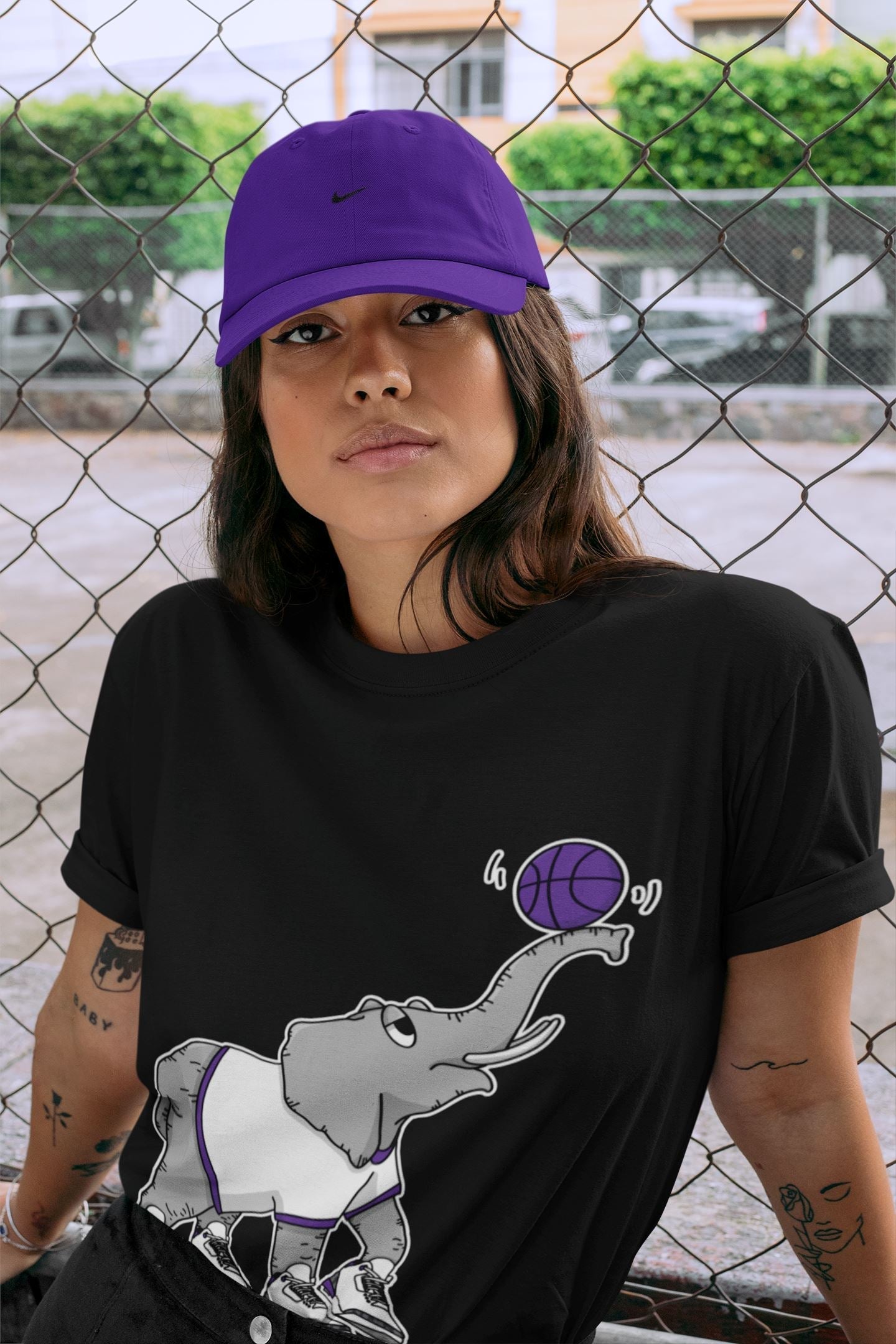 Juggling Elephant Unisex Tops - Air Jordan 3 Dark Iris