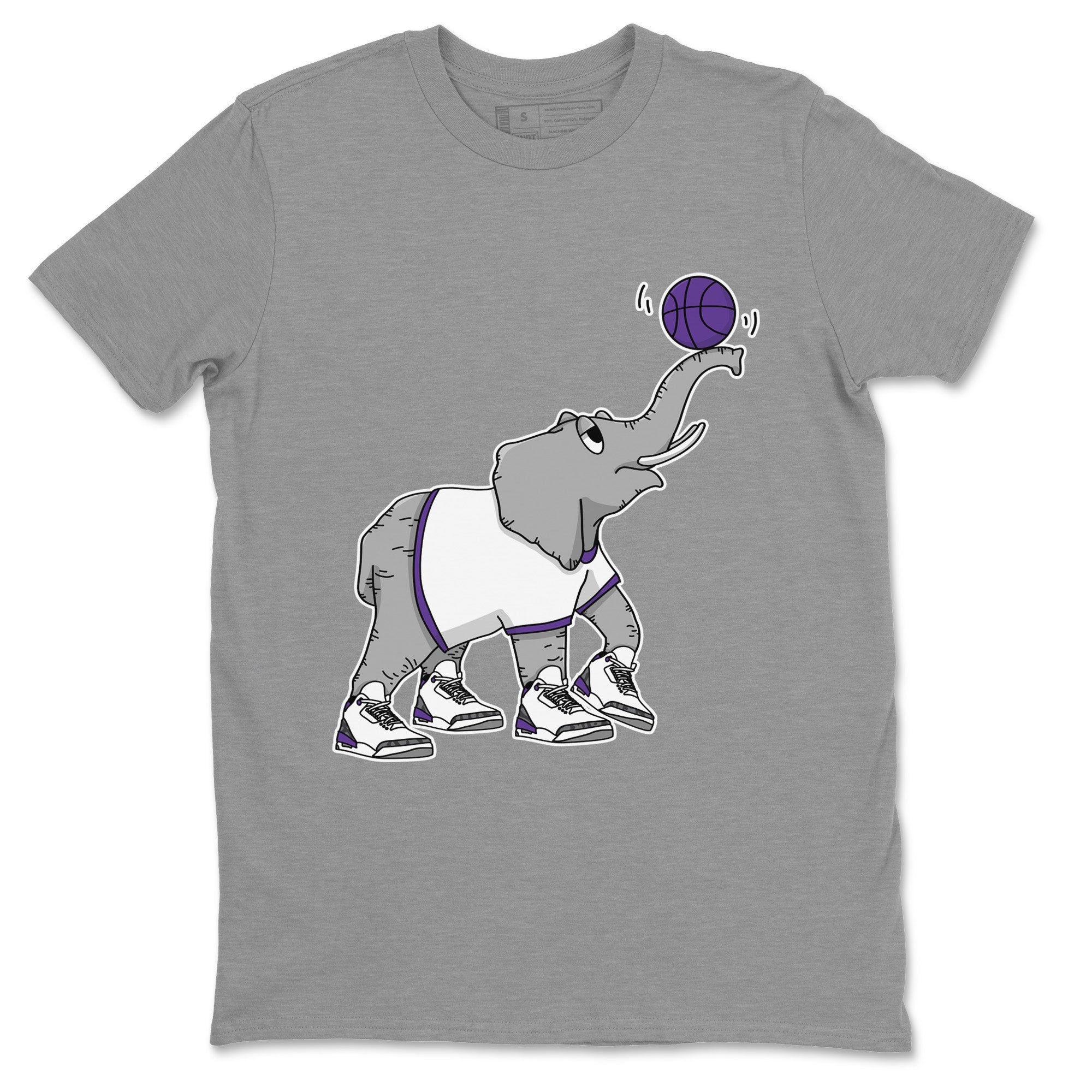 Juggling Elephant Unisex Tops - Air Jordan 3 Dark Iris