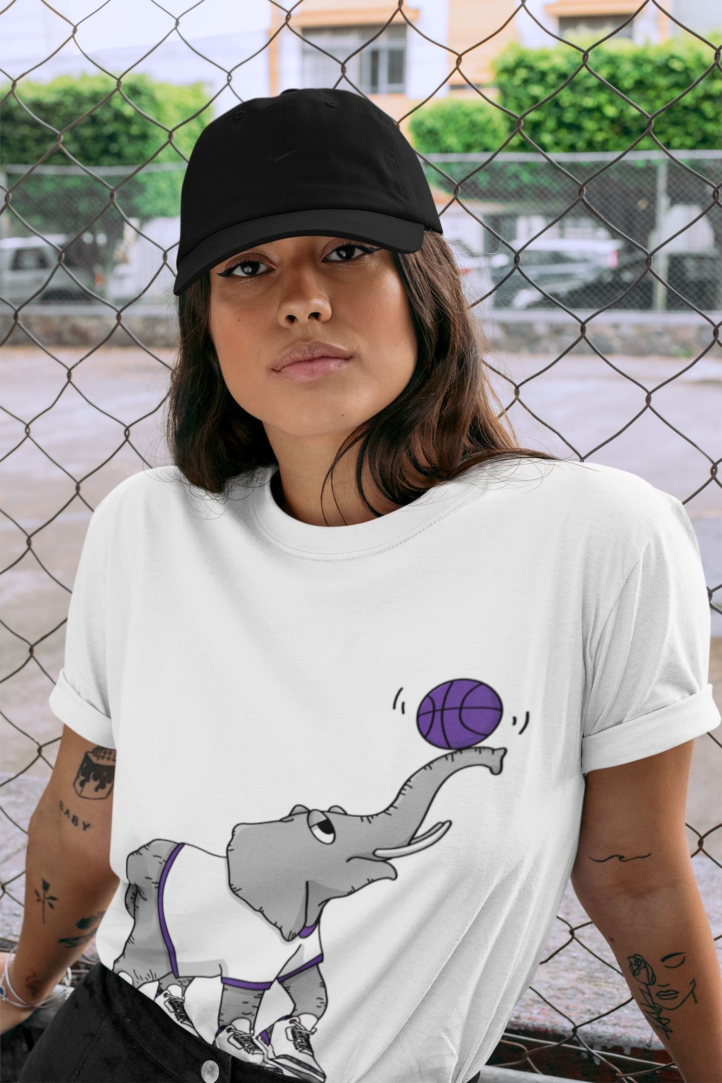 Juggling Elephant Unisex Tops - Air Jordan 3 Dark Iris