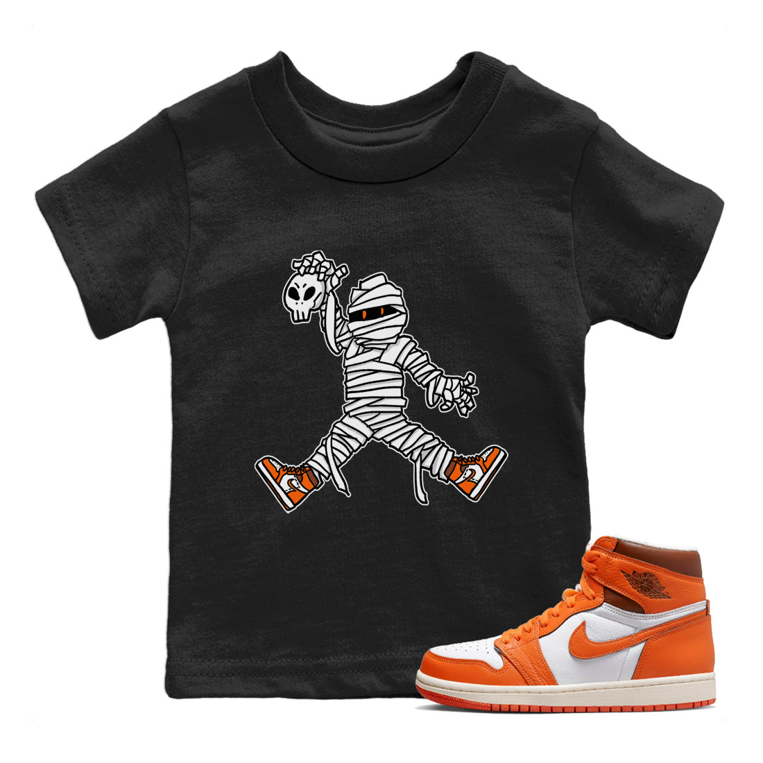 Jumping Mummy Kids Tops - Air Jordan 1 Starfish