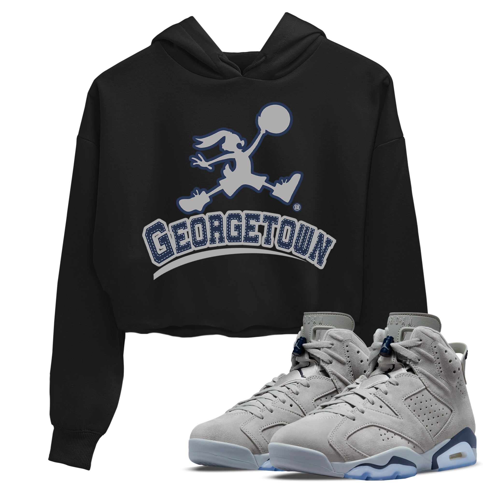 Jumpman Bunny Women's Tops - Air Jordan 6 Georgetown