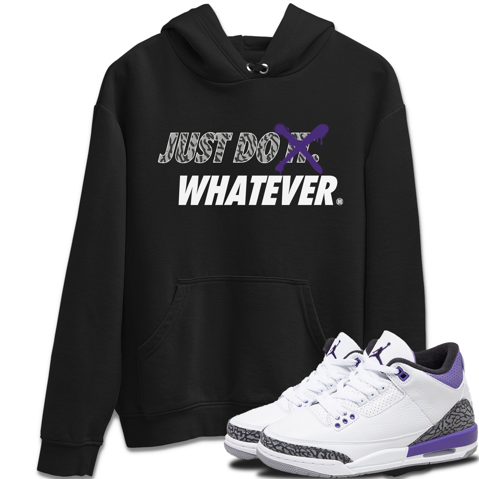 Just Do Whatever Unisex Tops - Air Jordan 3 Dark Iris