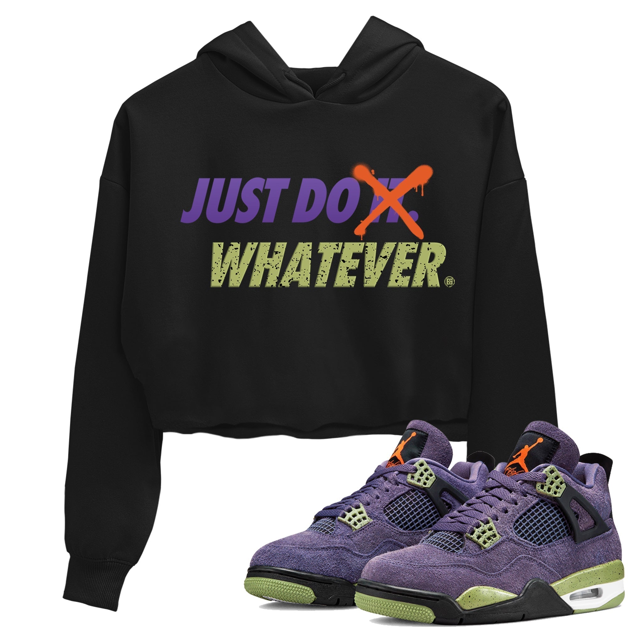 Just Do Whatever Women's Tops - Air Jordan 4 Canyon Purple